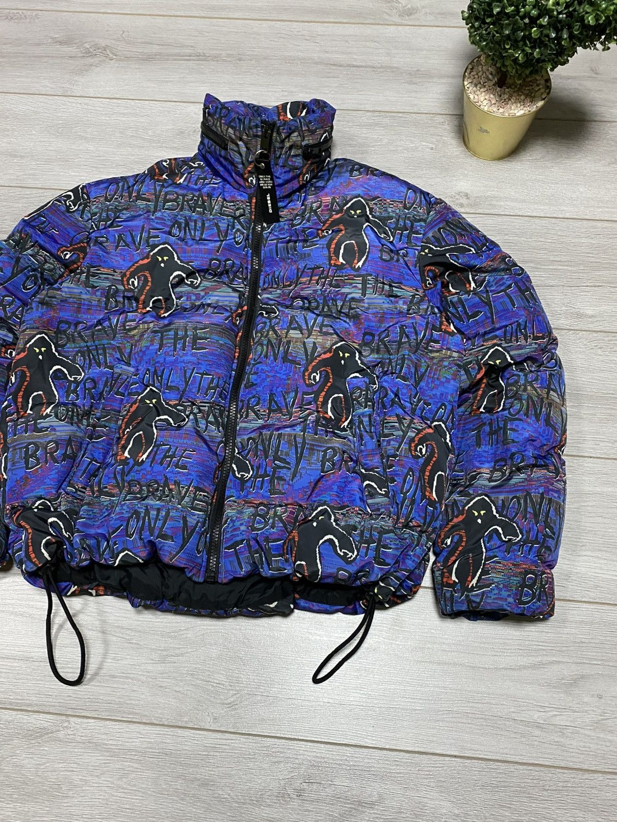 Diesel Diesel all over puffer jacket gorillas monkey only brave eb0 Size US L / EU 52-54 / 3 - 4 Thumbnail