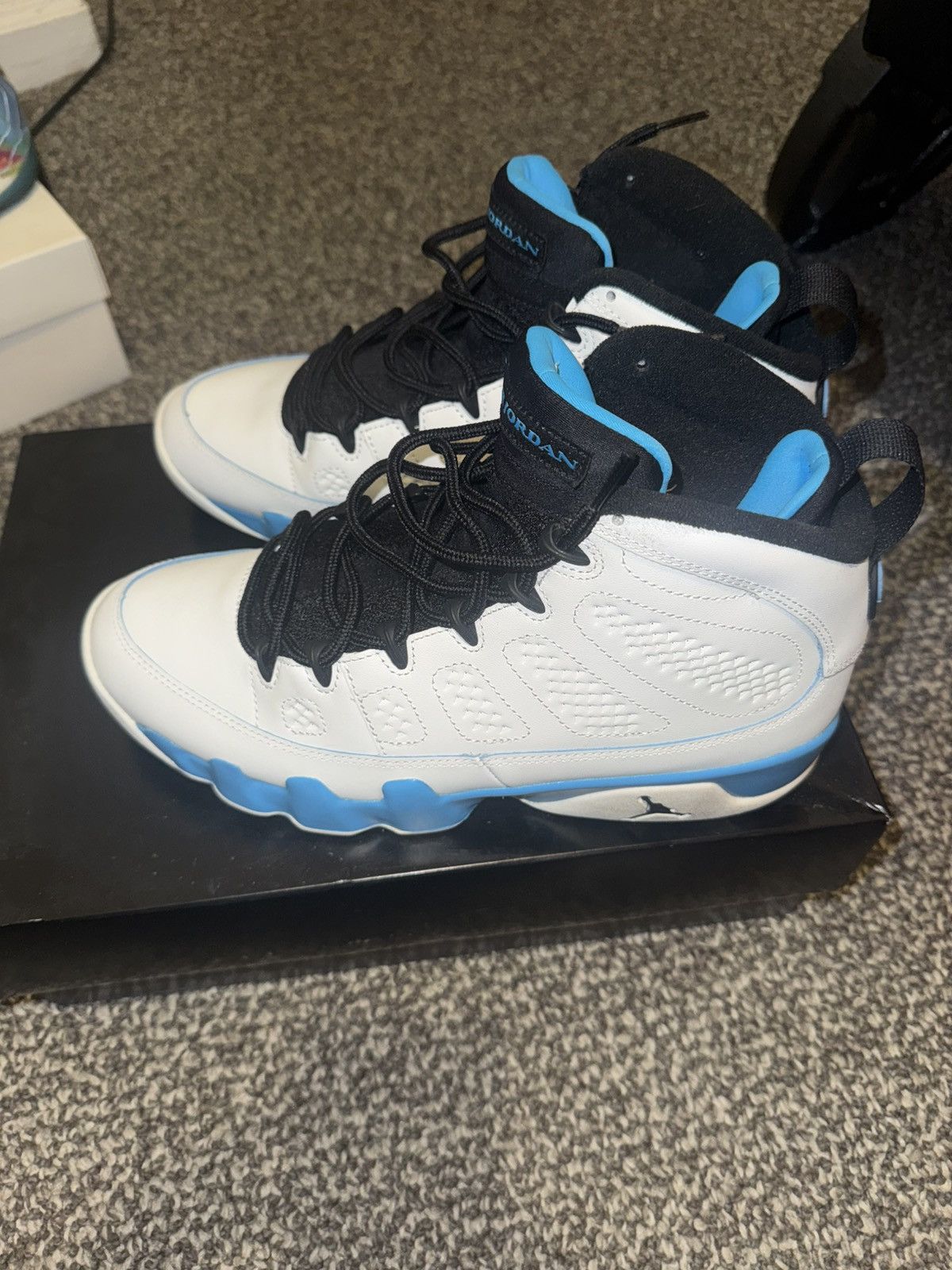 Jordan Brand Jordan 9 Retro Powder Blue Size US 9 / EU 42 - 1 Thumbnail