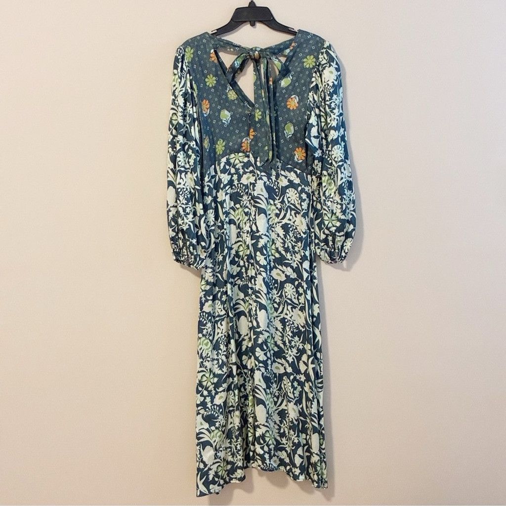 Other Damson Madder bohemian floral maxi dress side slit.Size 10US Size L / US 10 / IT 46 - 16 Thumbnail