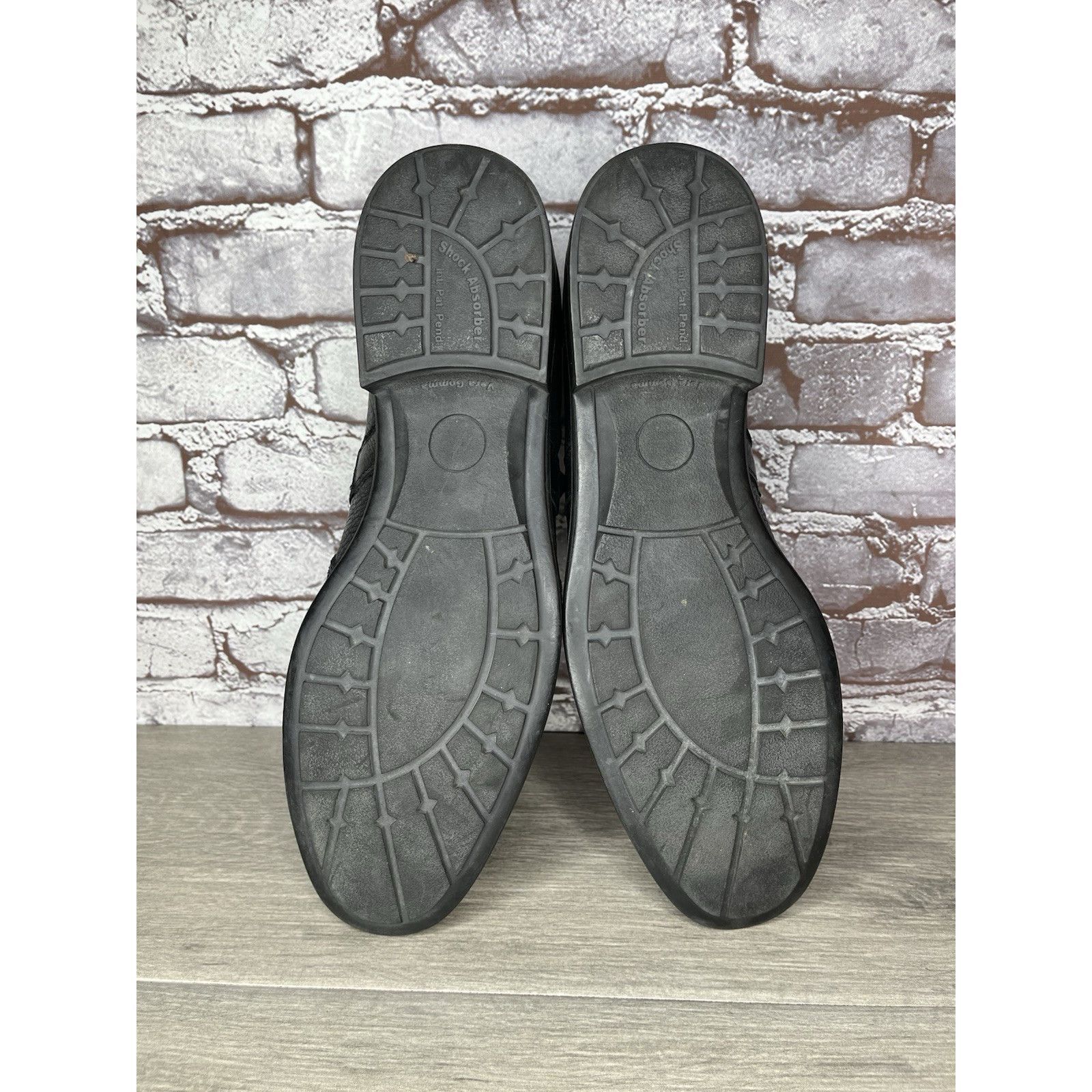Bacco Bucci Bacco Bucci Llorente Black Genuine Leather Calfskin Side Str Size US 12 / EU 45 - 15 Thumbnail