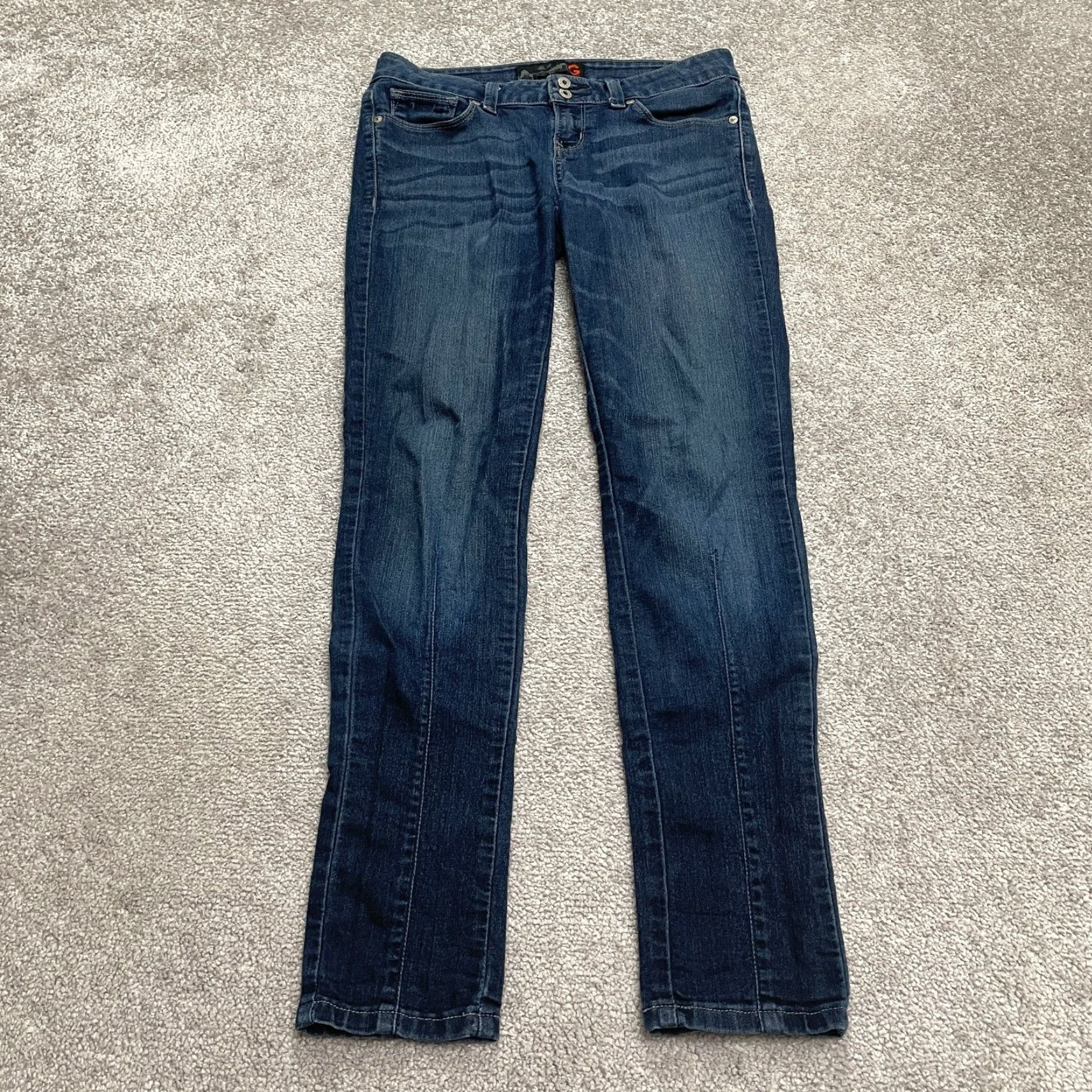Guess VINTAGE GUESS Women's Skinny Denim Jeans 27 Blue Mid Rise Stretch Casual 90s Lizzy Size 27" / US 4 / IT 40 - 2 Thumbnail