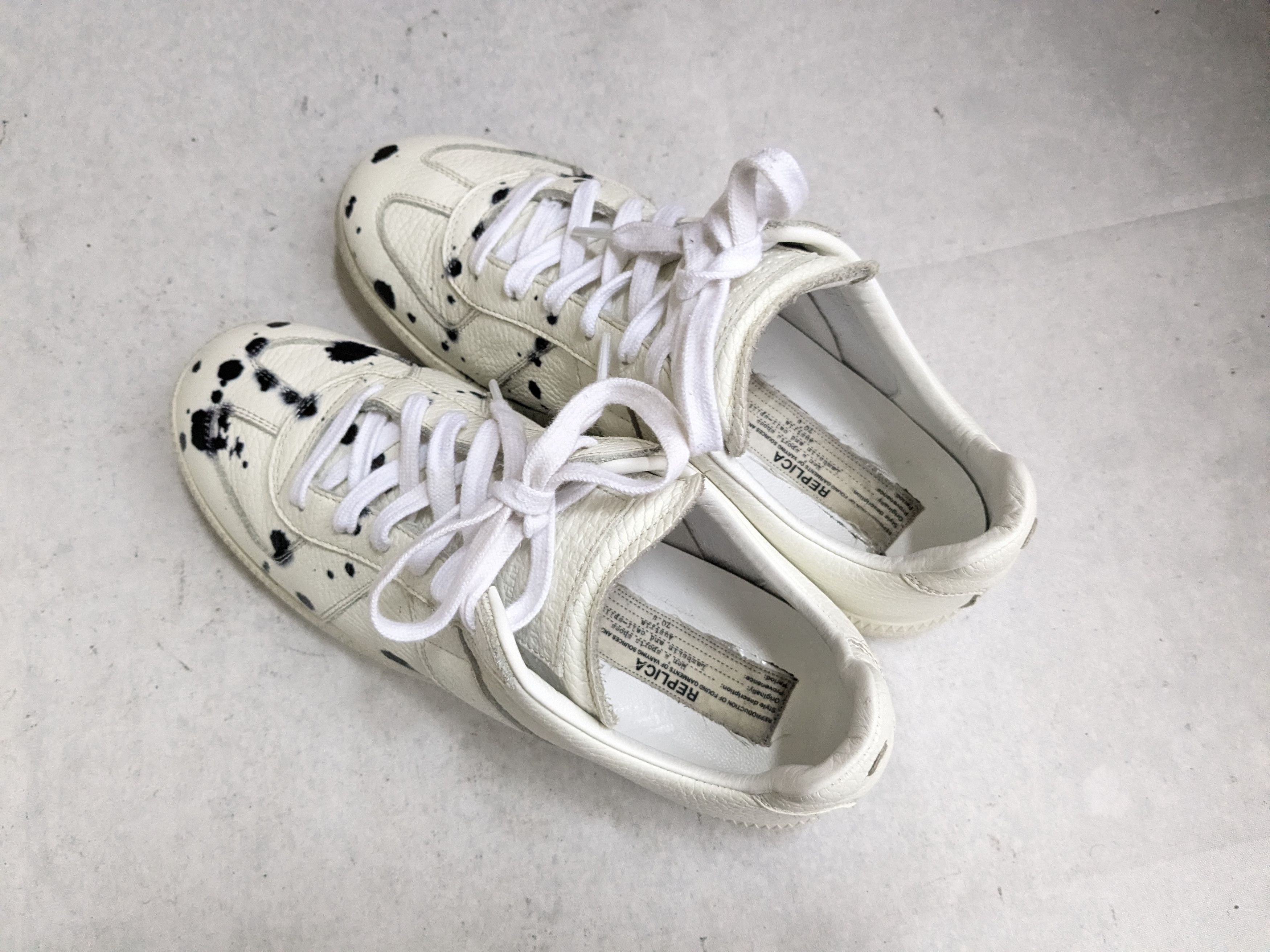Maison Margiela Maison Margiela GAT Replica White Black 9 39 Low Size US 9 / IT 39 - 13 Thumbnail