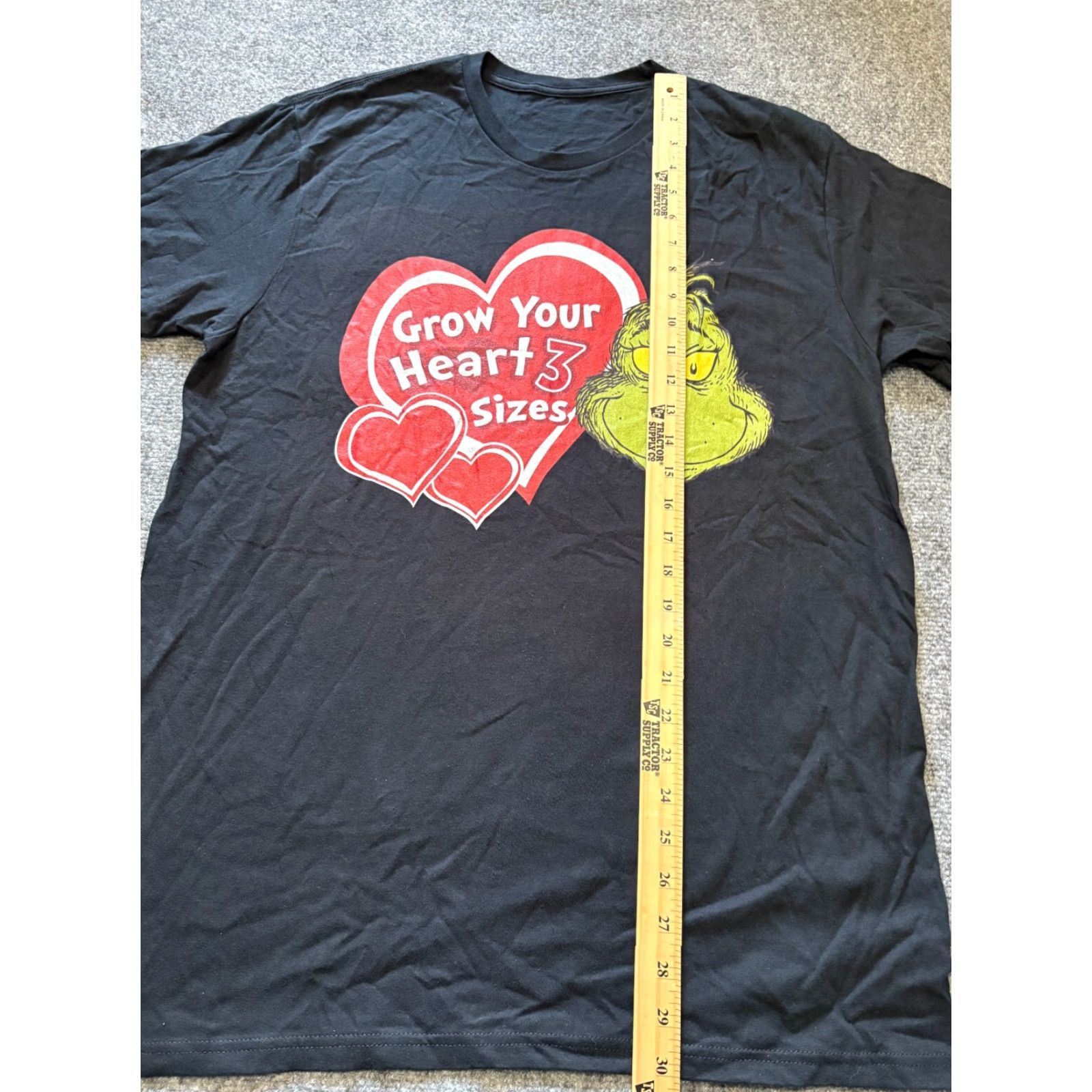 Vintage Dr. Seuss The Grinch Tee Shirt Womens Large Black Grow Your Heart 3 Sizes Size L / US 10 / IT 46 - 3 Thumbnail