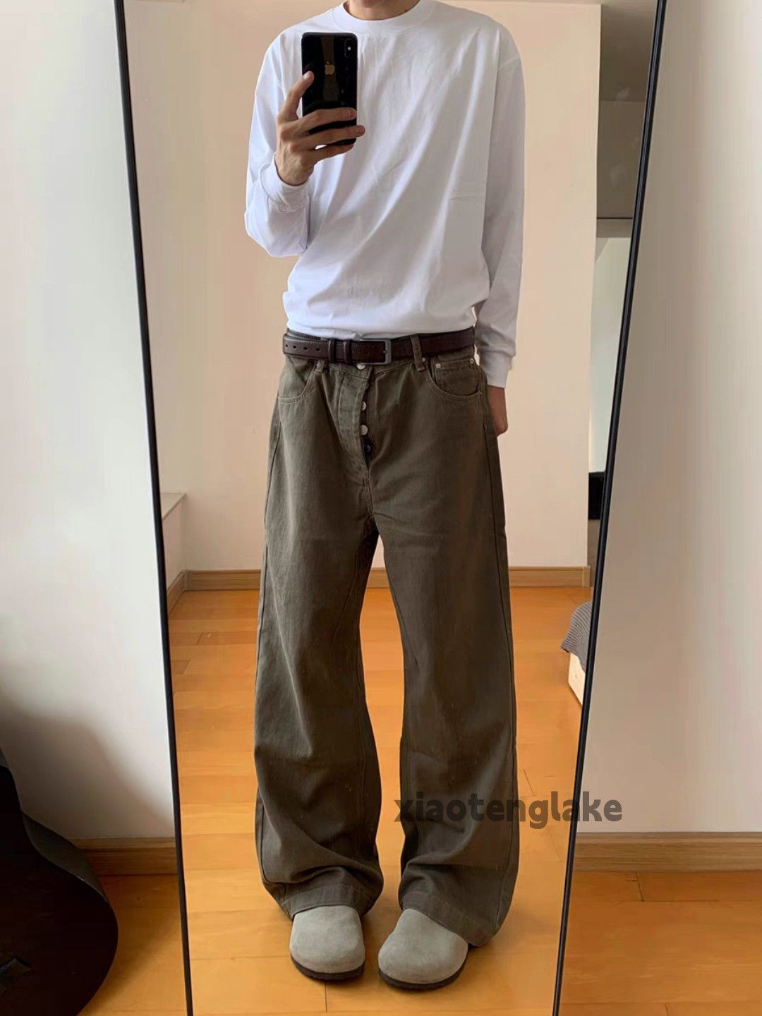 Jean Unisex utility punk hiphop yuppie loose y2k jeans Size US 32 / EU 48 - 6 Thumbnail