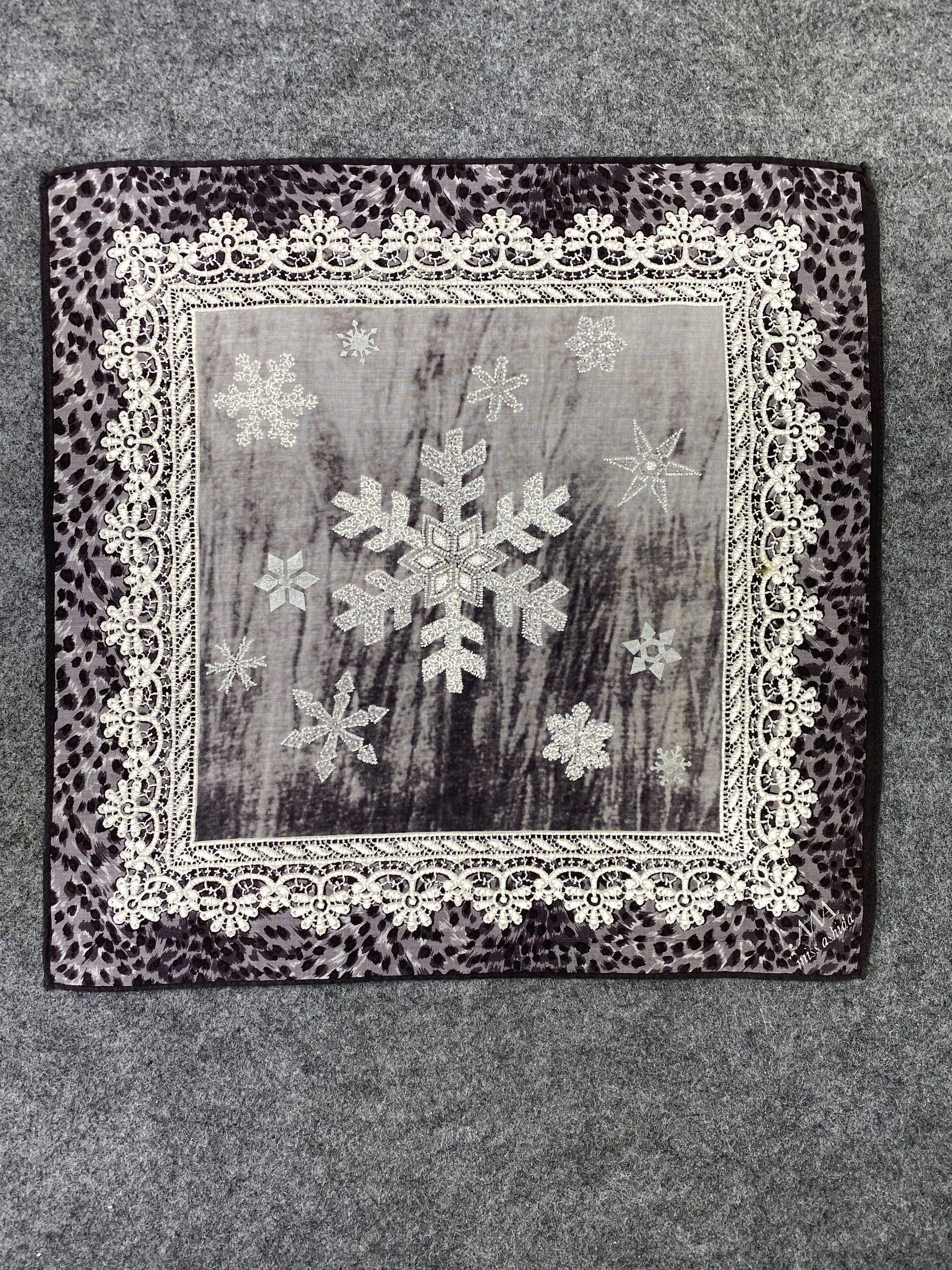Japanese Brand Miss Ashida Handkerchief / Bandana / Neckerchief-B345 Size ONE SIZE - 3 Thumbnail