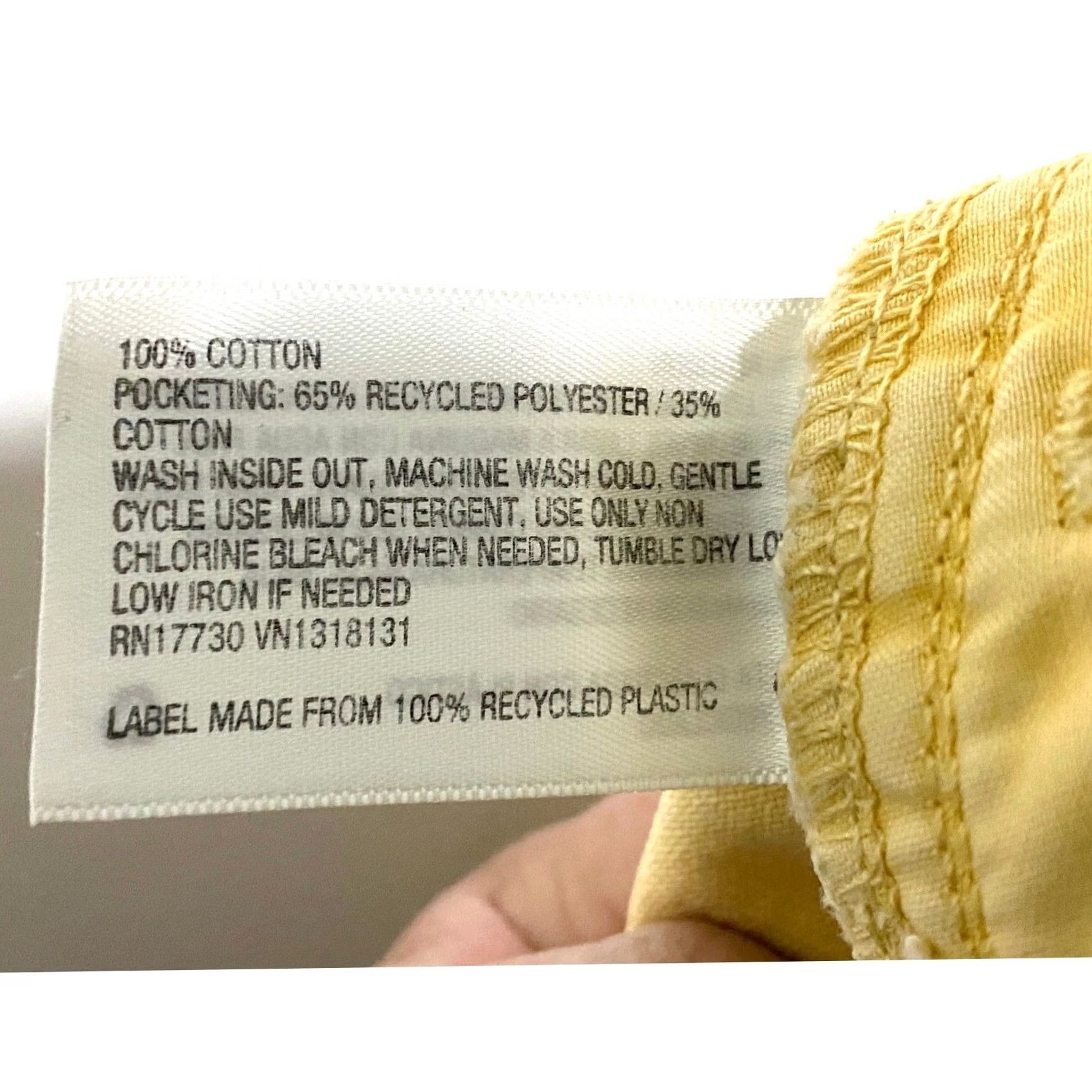 Vintage Wild Fable Denim Bermuda Shorts Womens 16 / 33R Light Yellow Highest Rise Summer Size 38" / US 16 / IT 52 - 8 Thumbnail