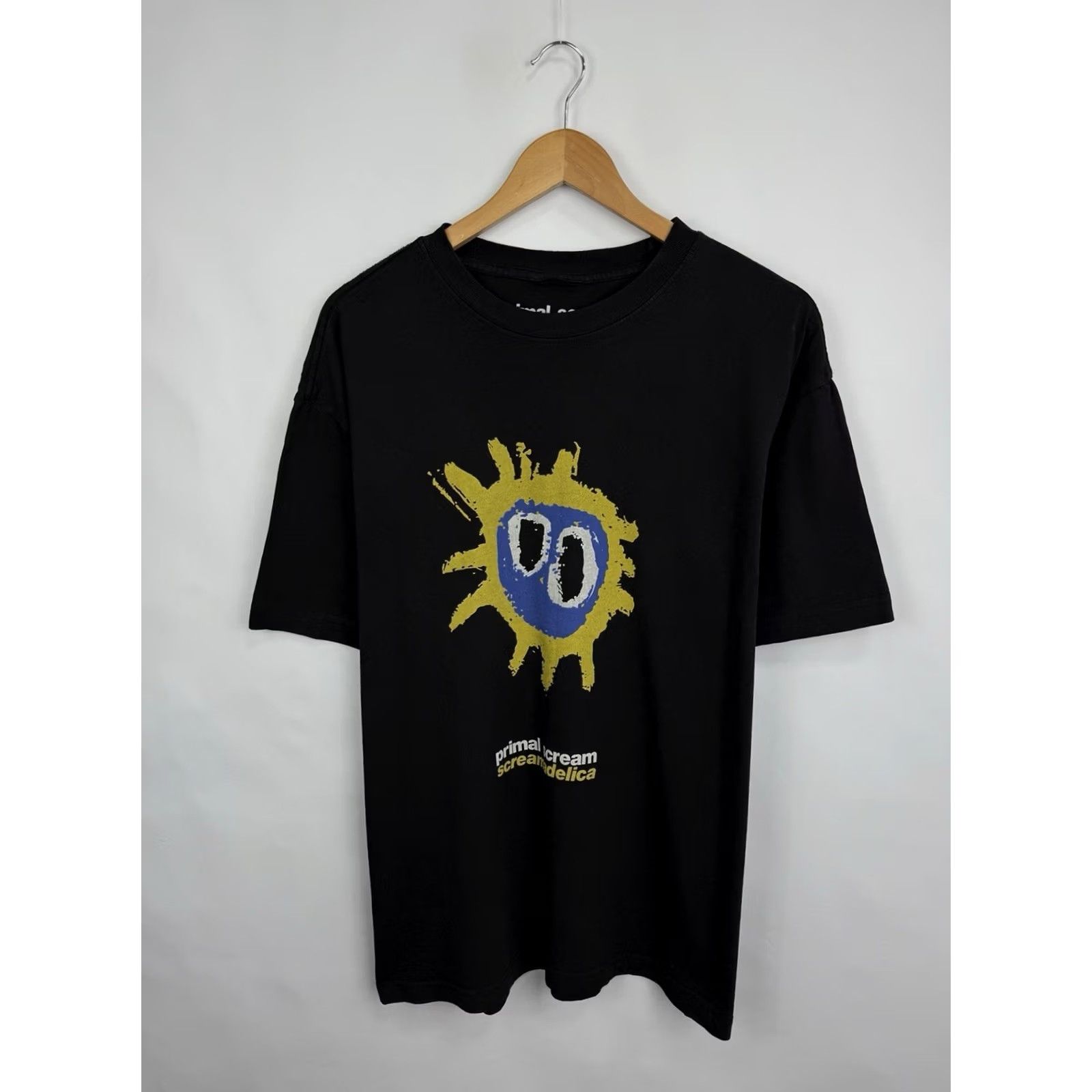 Vintage VINTAGE Primal Scream Screamadelica Rock Band T-Shirt Black L Mens Size US L / EU 52-54 / 3 - 3 Thumbnail