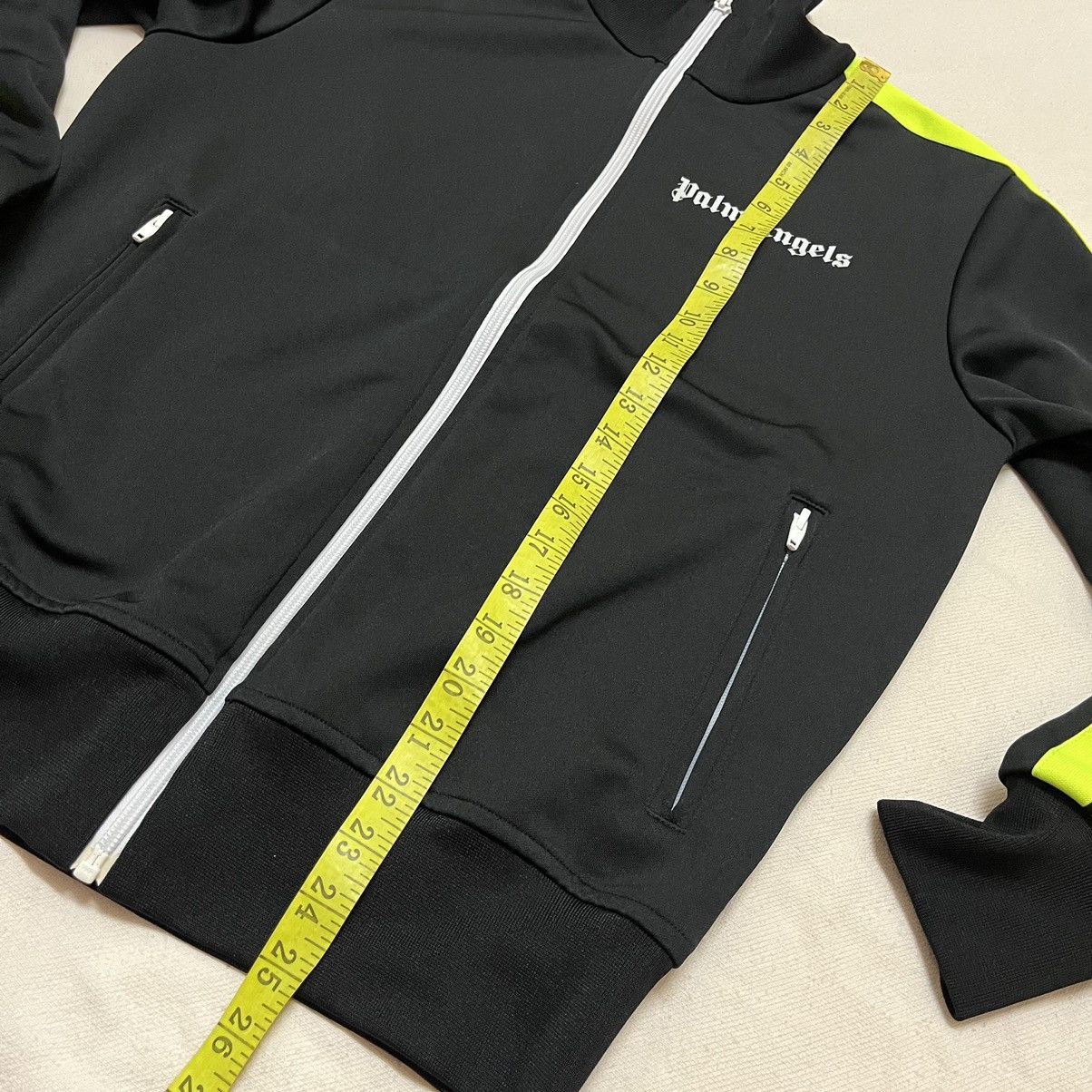 Palm Angels Authentic Palm Angels Zipper Jacket Side Tape Black Gree Size M / US 6-8 / IT 42-44 - 12 Thumbnail