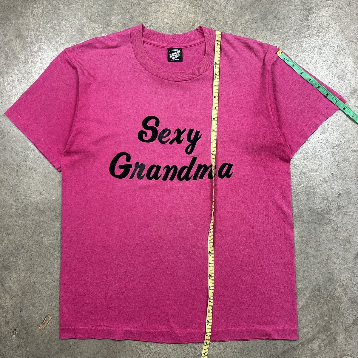 Vintage 1980s Sexy Grandma Tee Size US XL / EU 56 / 4 - 8 Thumbnail