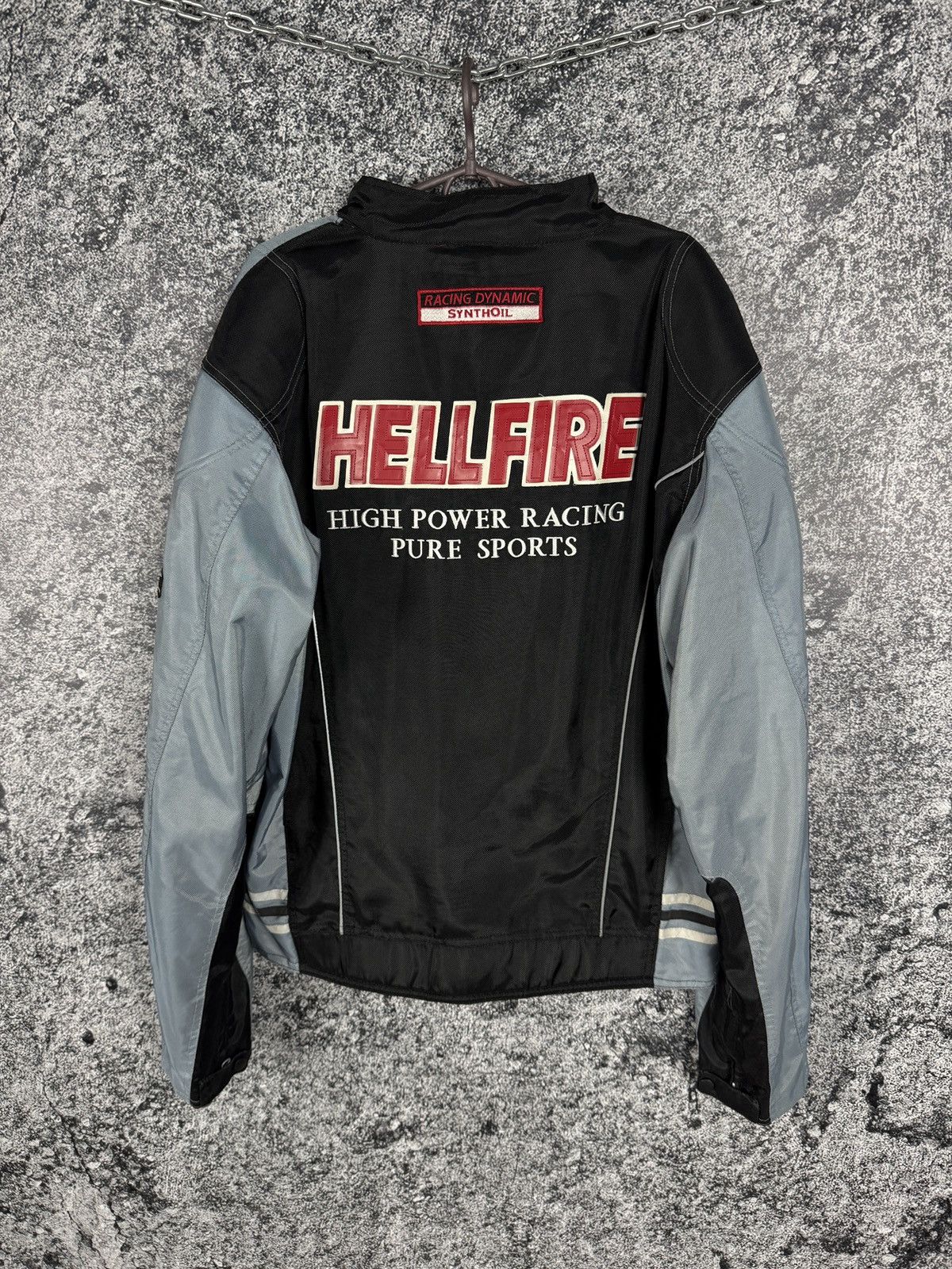 Vintage Hellfire Motorcycle Jacket Racing Hashiru Exhaust by Polo Size US XXL / EU 58 / 5 - 17 Thumbnail