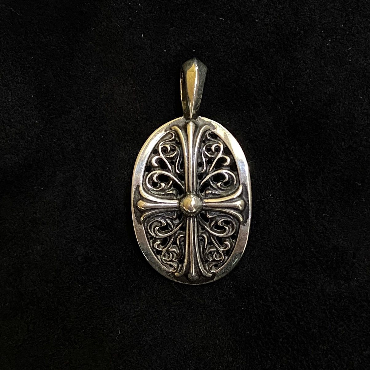 Chrome Hearts Chrome Hearts Oval Cross charm silver Size ONE SIZE - 12 Thumbnail