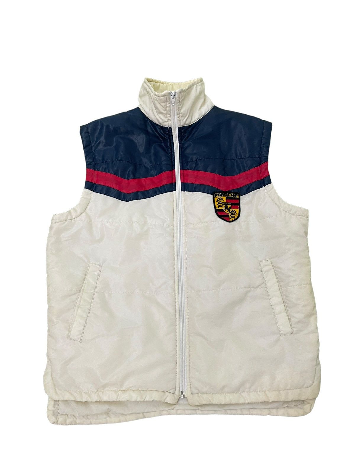 Porsche Design Rare Vtg 80s/90 Porsche Padding Vest 5🟩8 Size US L / EU 52-54 / 3 - 1 Thumbnail