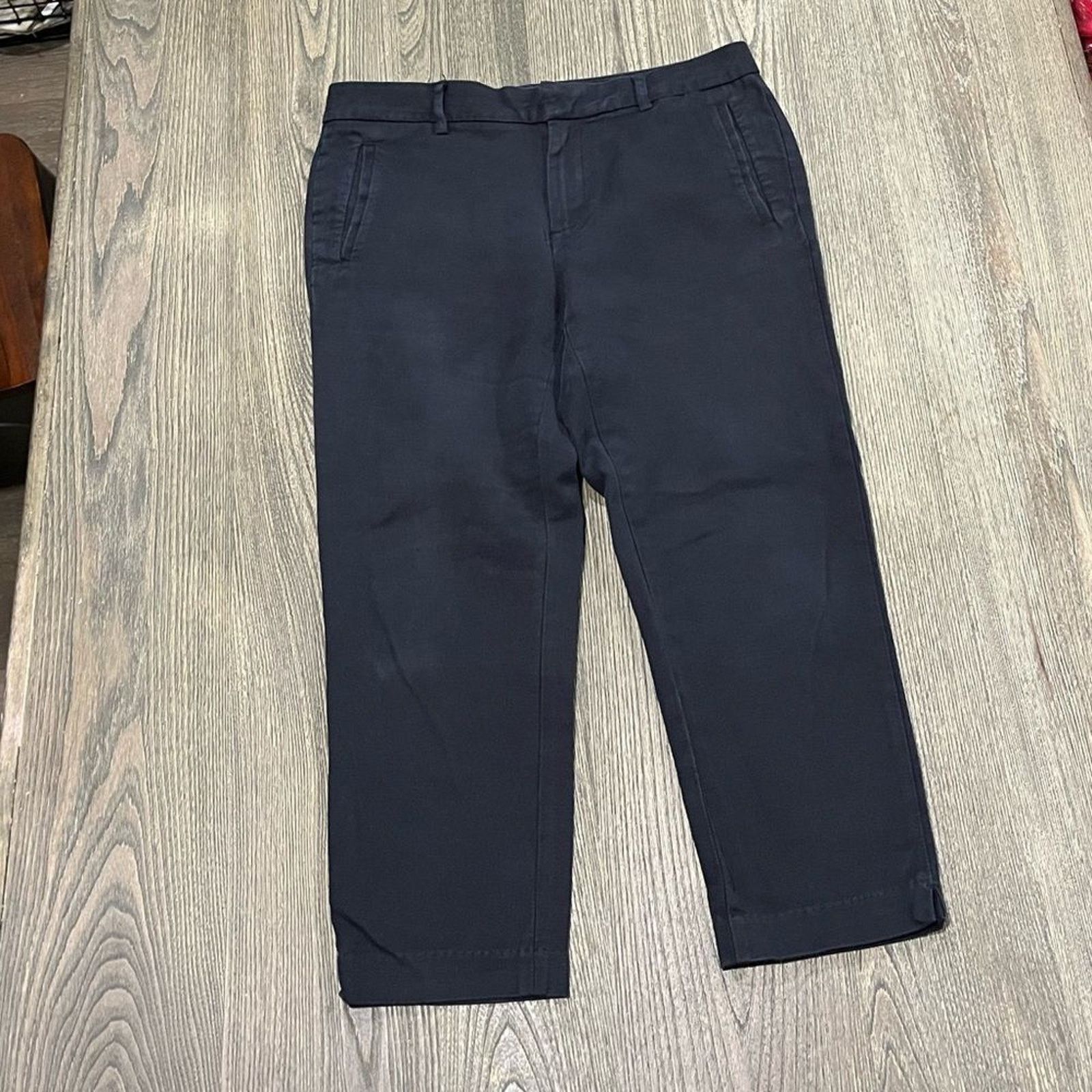 Tommy Hilfiger Tommy Hilfiger Carpi Cropped Pant High Rise Straight Leg 10 Size 32" / US 10 / IT 46 - 1 Thumbnail