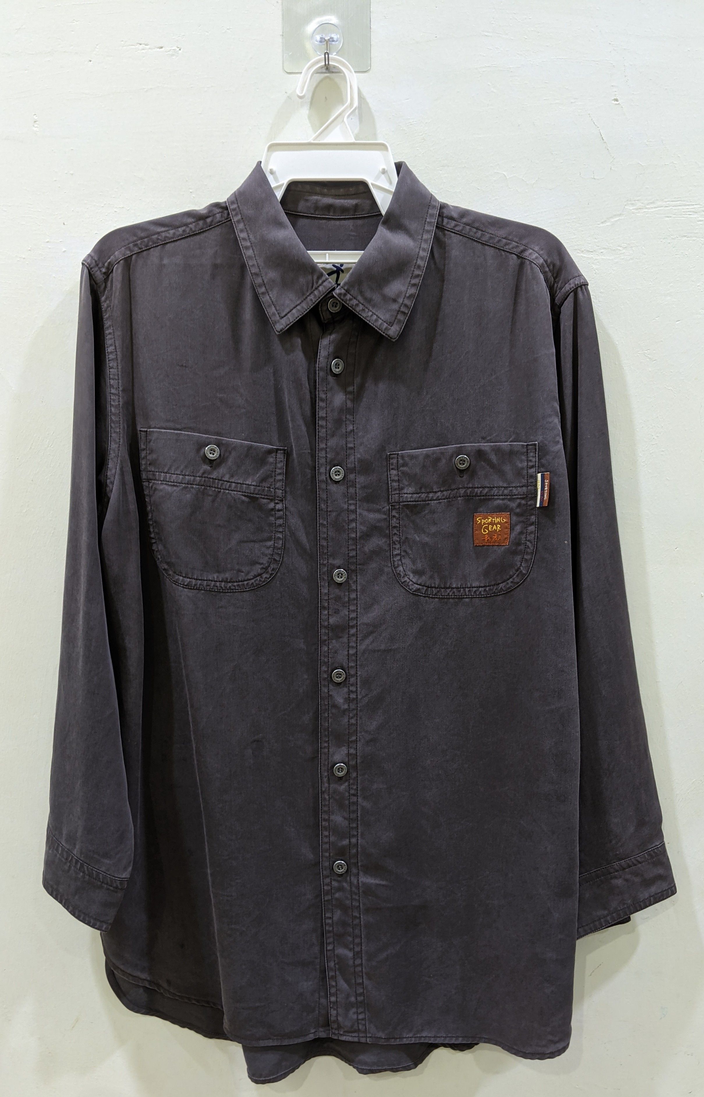 Hai Sporting Gear Issey Miyaki Hai Sporting Gear Button Ups L/S M fits L Size US M / EU 48-50 / 2 - 1 Thumbnail