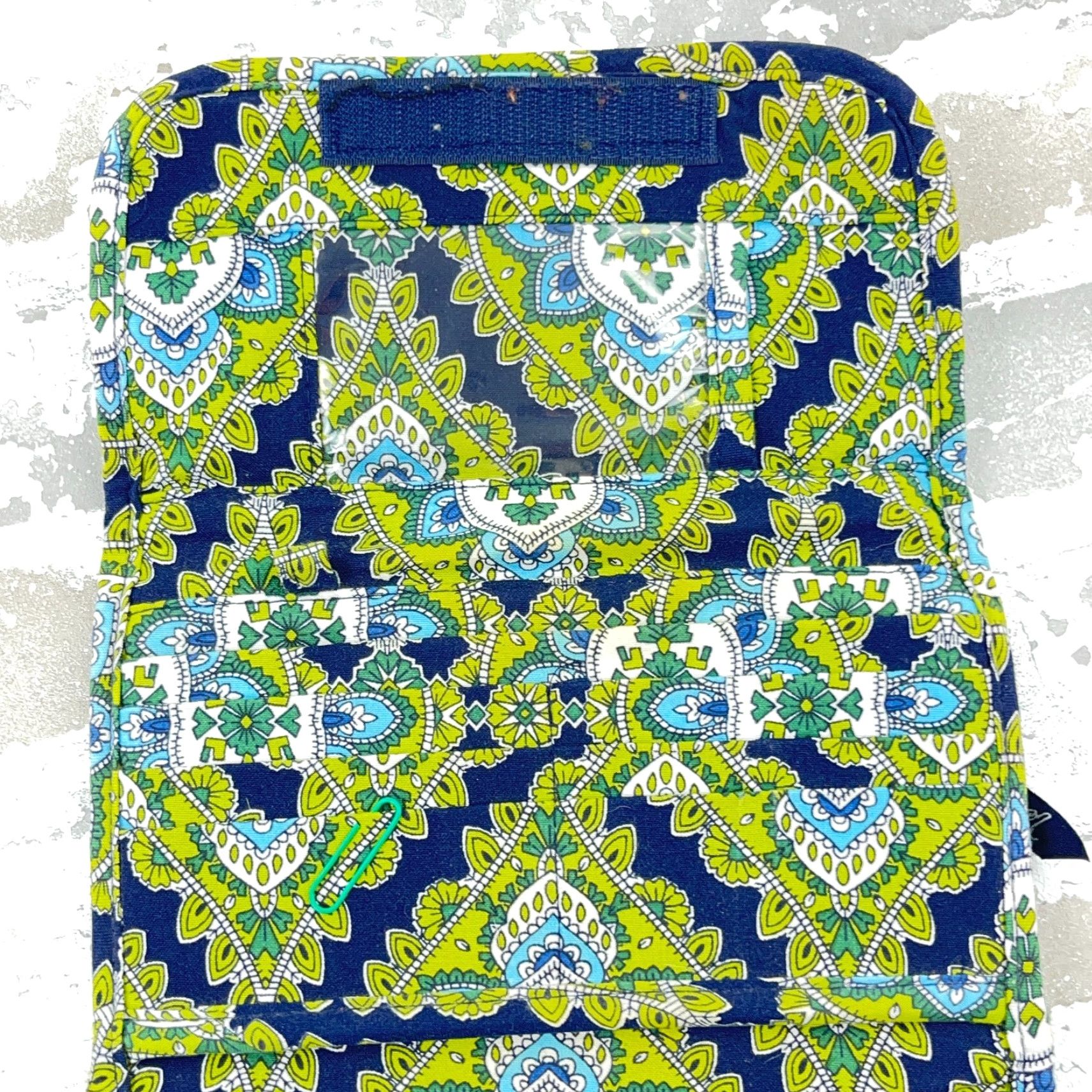Vera Bradley Vera Bradley Wallet Cambridge Pattern Green Blue Folding Cards Cash Retired Size ONE SIZE - 6 Thumbnail