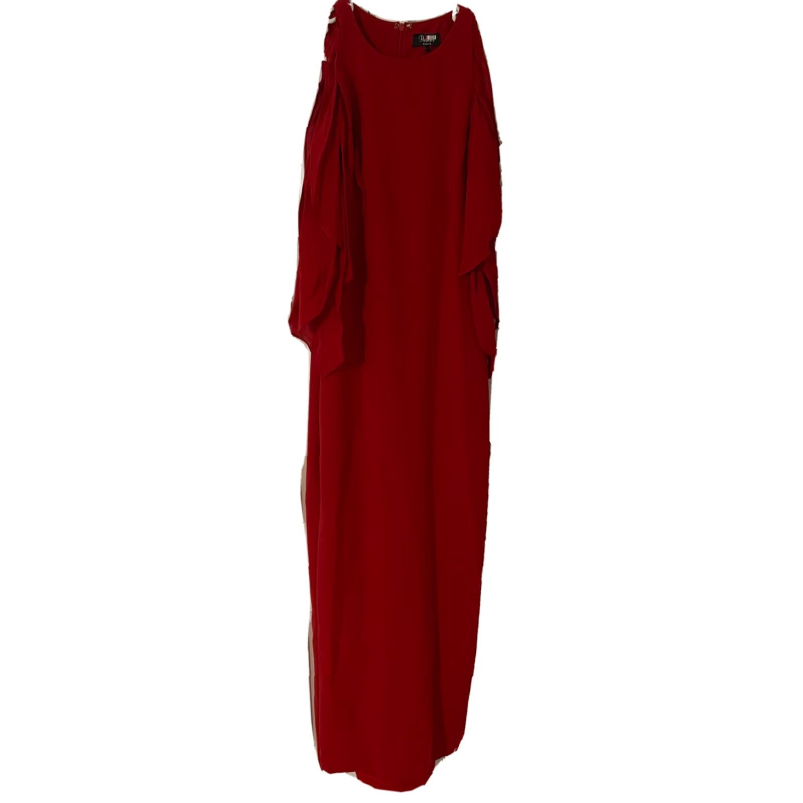 Parker Parker Black Label Red Maxi Gown dress size 4 Silk 100% Combo Women Regular Long Color Red Style Maxi Dress Length Long Size S / US 4 / IT 40 - 2 Thumbnail