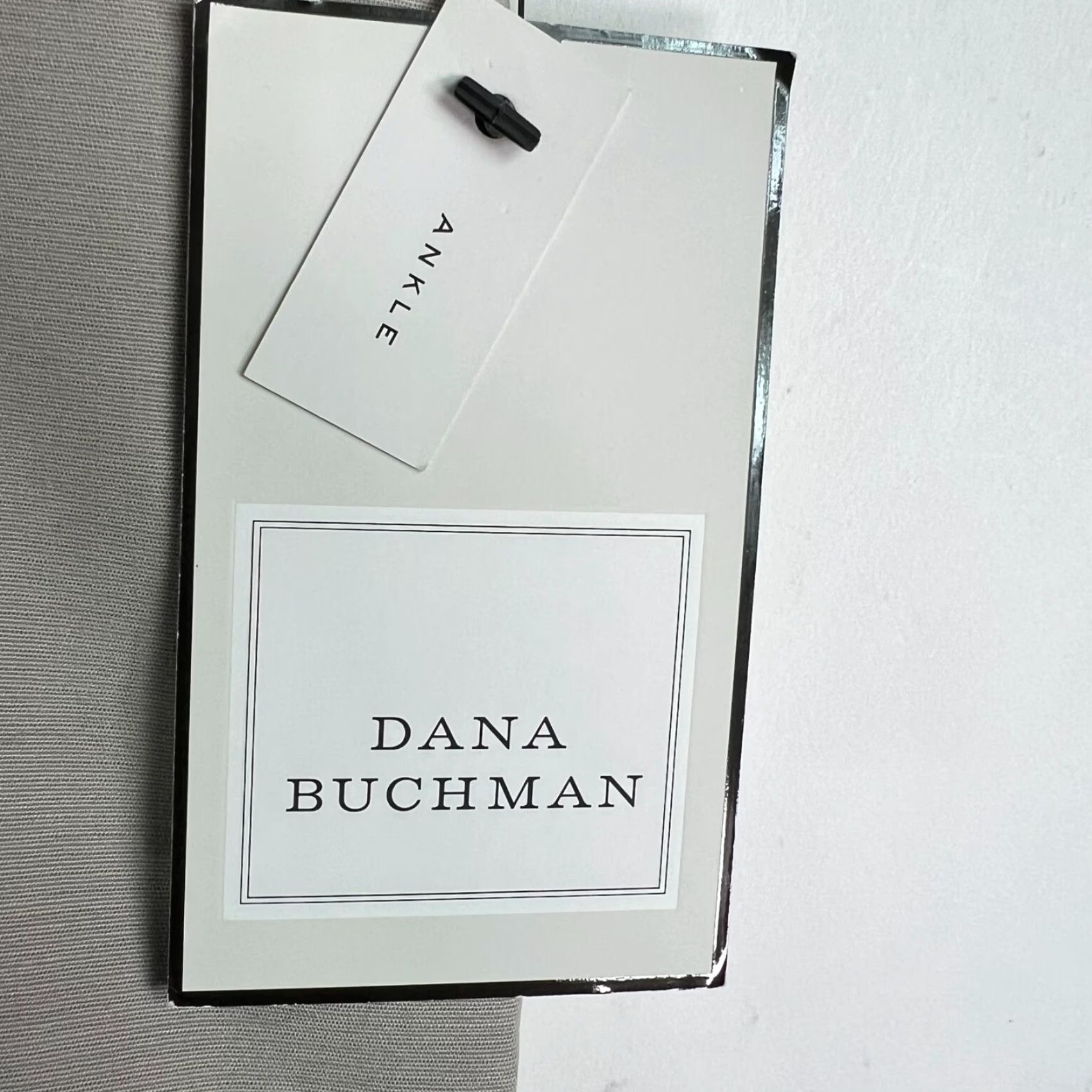 Vintage Dana Buchman Ankle Chino Pants Womens Size 16 Clay Gray 38x27 NWT Size 38" / US 16 / IT 52 - 6 Thumbnail