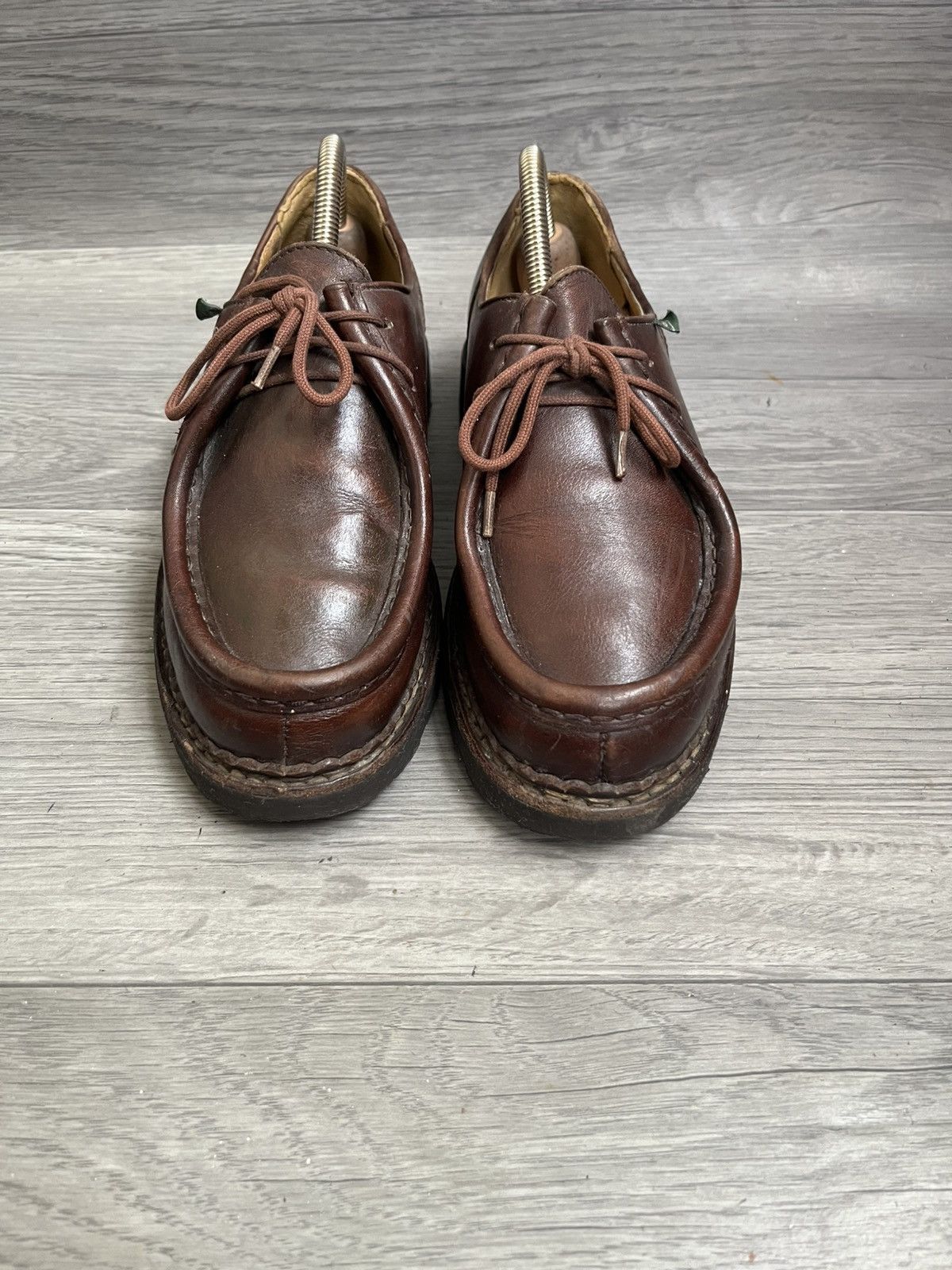 Paraboot Paraboot michael brown leather derby shoes Size US 6 / EU 39 - 3 Thumbnail
