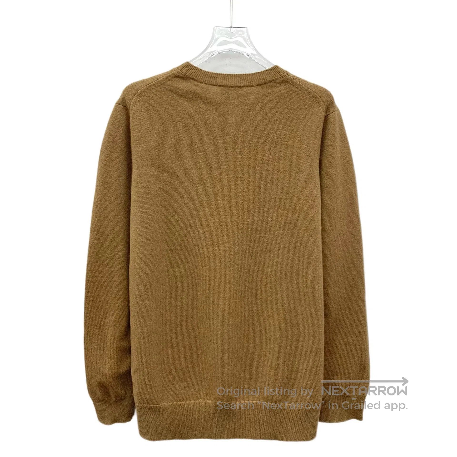 Burberry Burberry Dark brown striped cashmere round neck long sleev Size US S / EU 44-46 / 1 - 2 Thumbnail