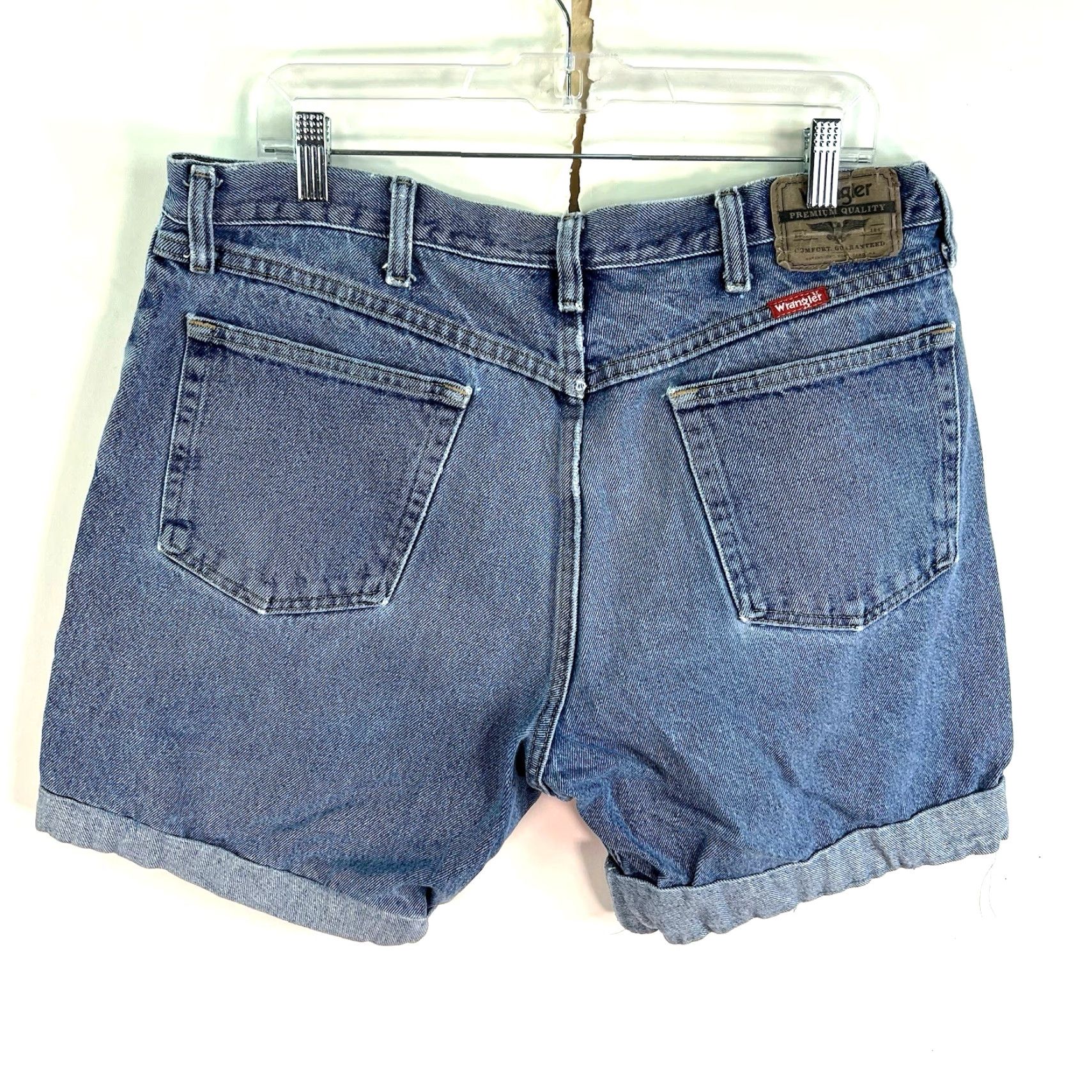 Wrangler VINTAGE Wrangler Denim Shorts Men Size 36 Bermuda 7In Inseam Casual Summer Summer Casual Men Size US 36 / EU 52 - 5 Thumbnail