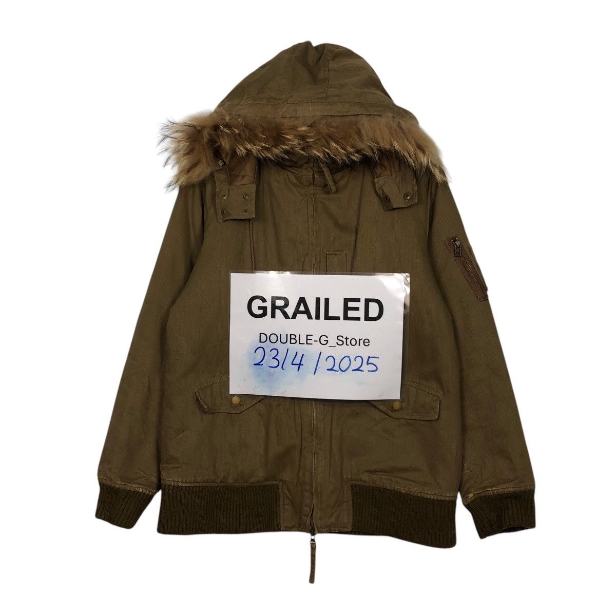 Boycott × Japanese Brand 📌Vintage Chore Bomber Jacket Boycott Mink Fur Hoodie Size US M / EU 48-50 / 2 - 1 Thumbnail