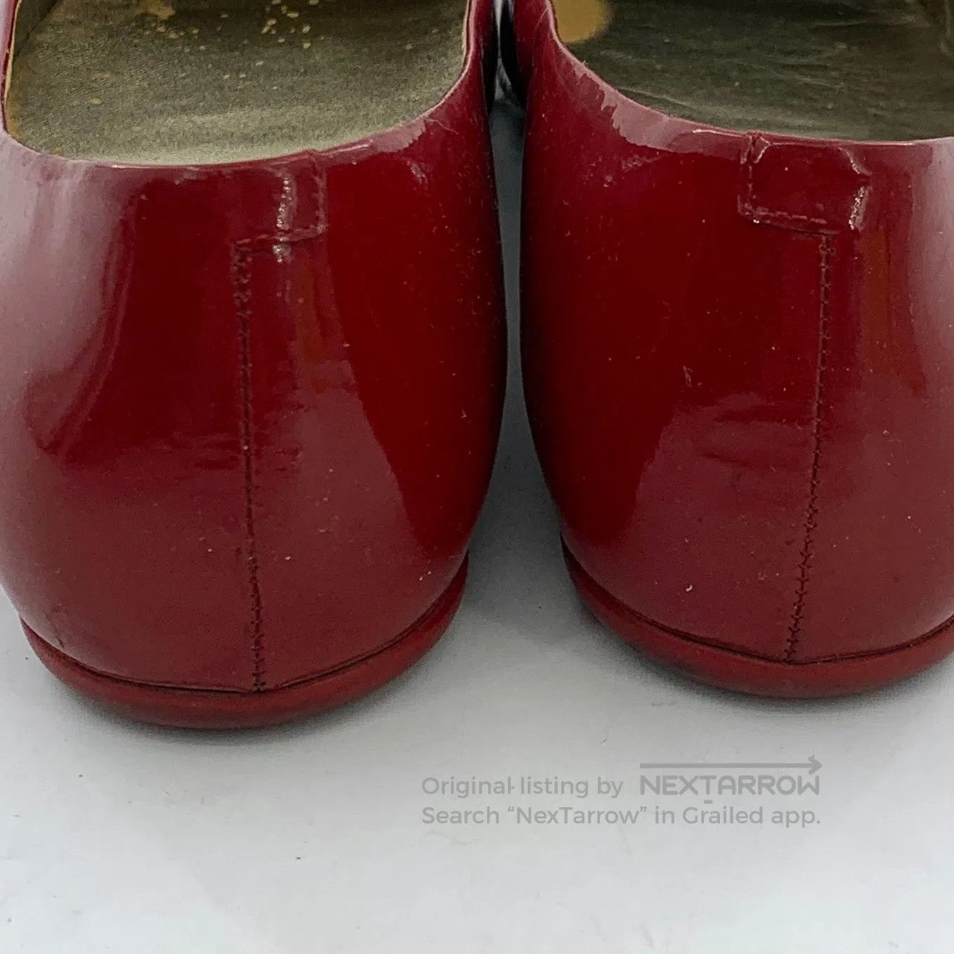 Roger Vivier Roger Vivier Dark Red Patent Leather Square Buckle Casual Size US 6.5 / IT 36.5 - 8 Thumbnail