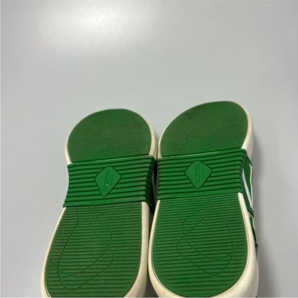 Valentino Valentino VL7N Leather Logo SneakersWhite Green Mens EU 41/U Size US 8 / EU 41 - 7 Thumbnail