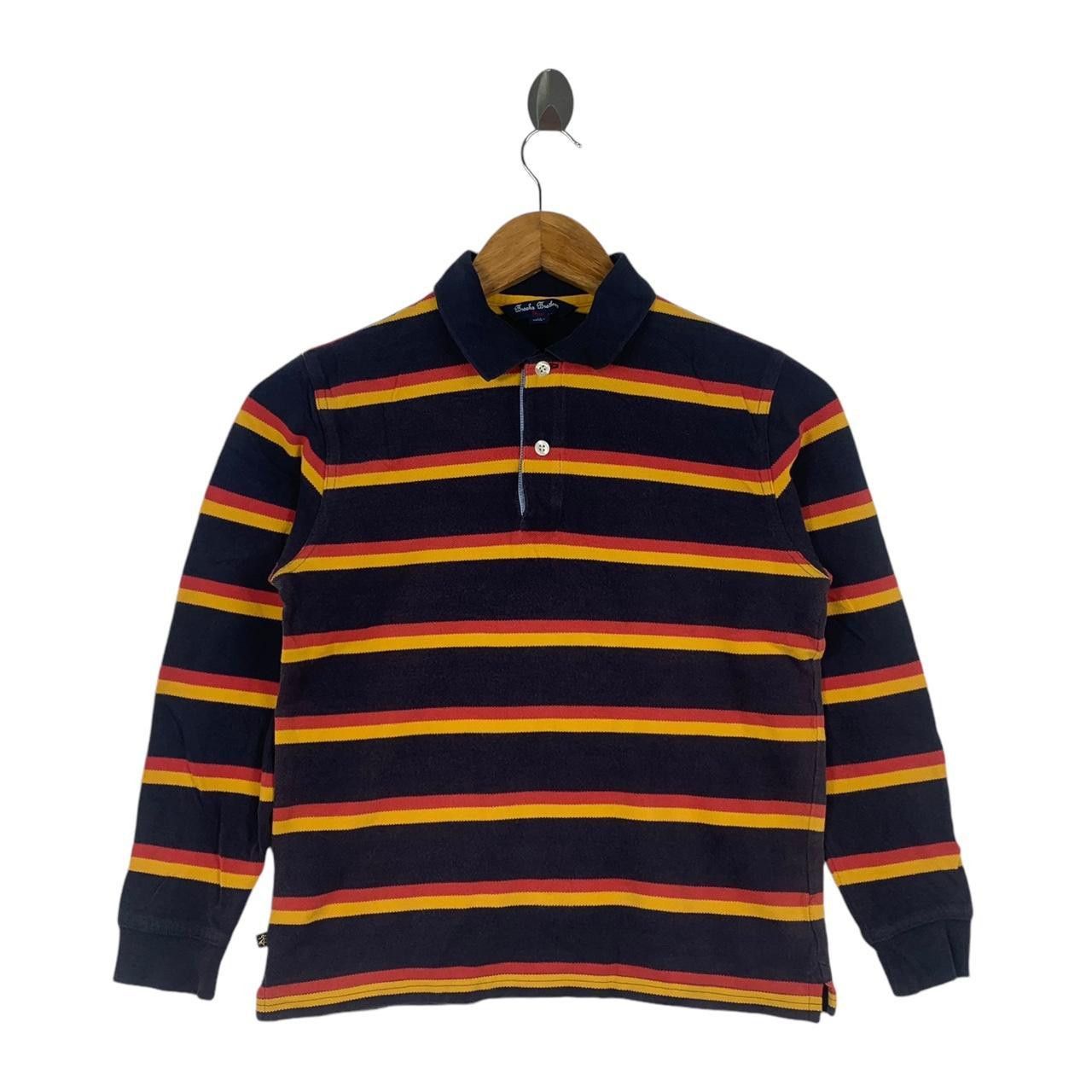 Brooks Brothers Vintage BROOKS BROTHERS Golden Fleece Striped Tee Shirt Size M / US 6-8 / IT 42-44 - 1 Thumbnail