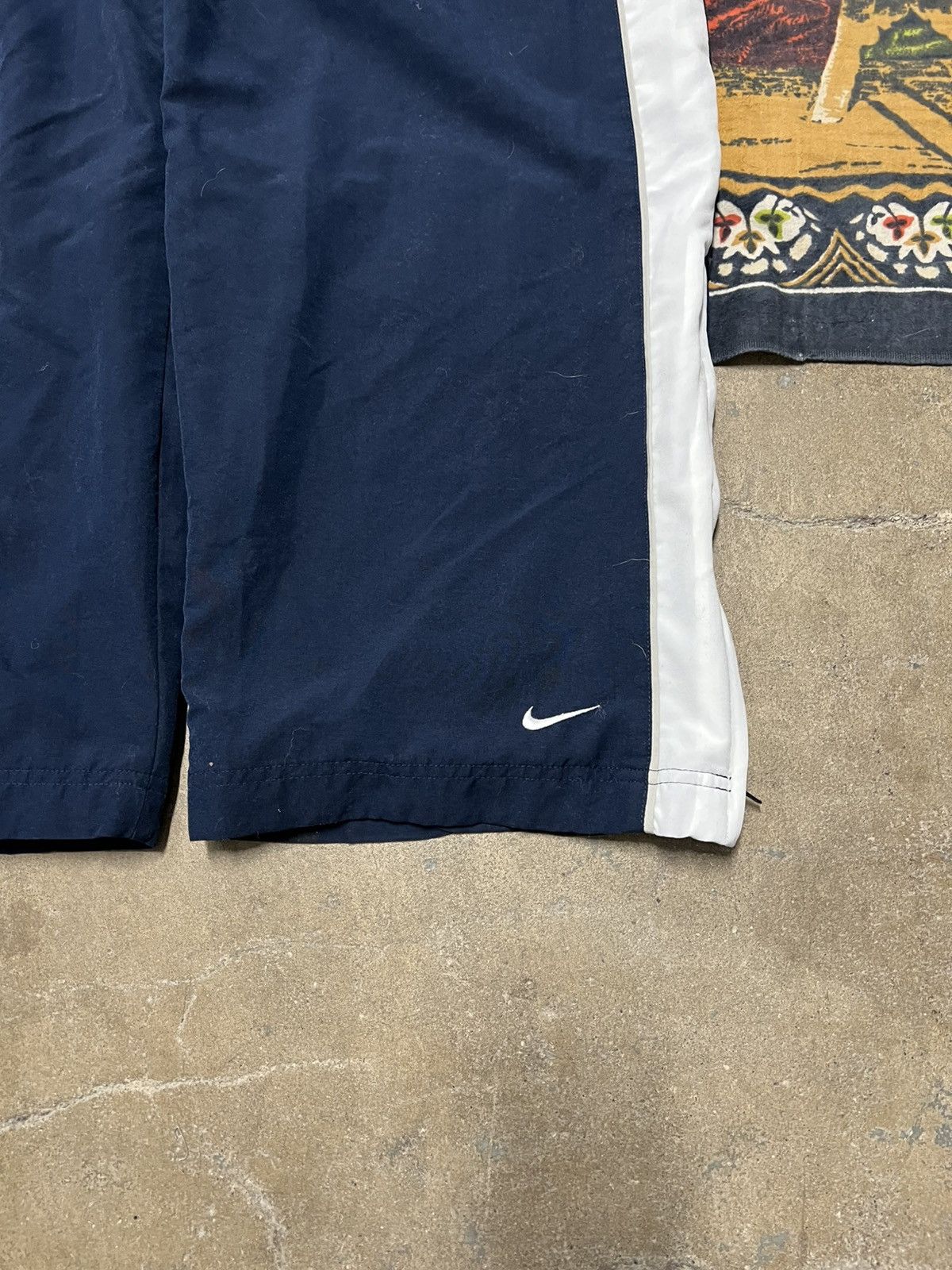 Nike Navy blue Nike track pants size xxl striped double pipe y2k Size US 38 / EU 54 - 4 Thumbnail