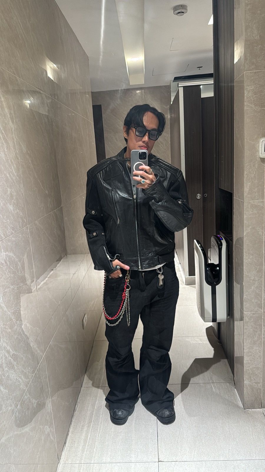 Genuine Leather vintage cyber leather moto jacket backlash kmrii if6was9 Size US XL / EU 56 / 4 - 19 Thumbnail