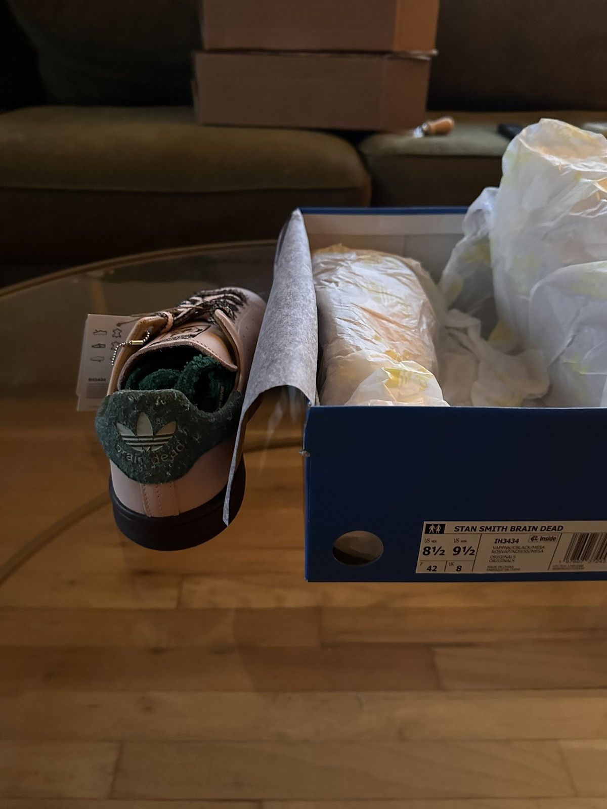 Adidas × Brain Dead Brain Dead X Adidas Stan Smith Size US 8.5 / EU 41-42 - 6 Thumbnail