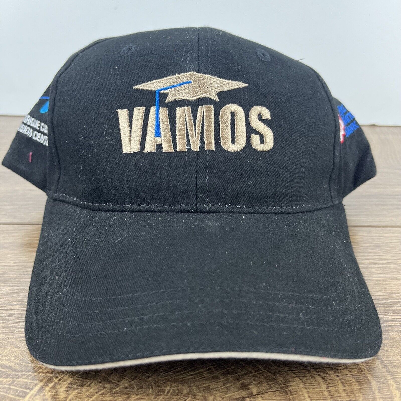 Other Vamos Black Hat Vision Center Black Adjustable Hat Black Adu Size ONE SIZE - 4 Thumbnail