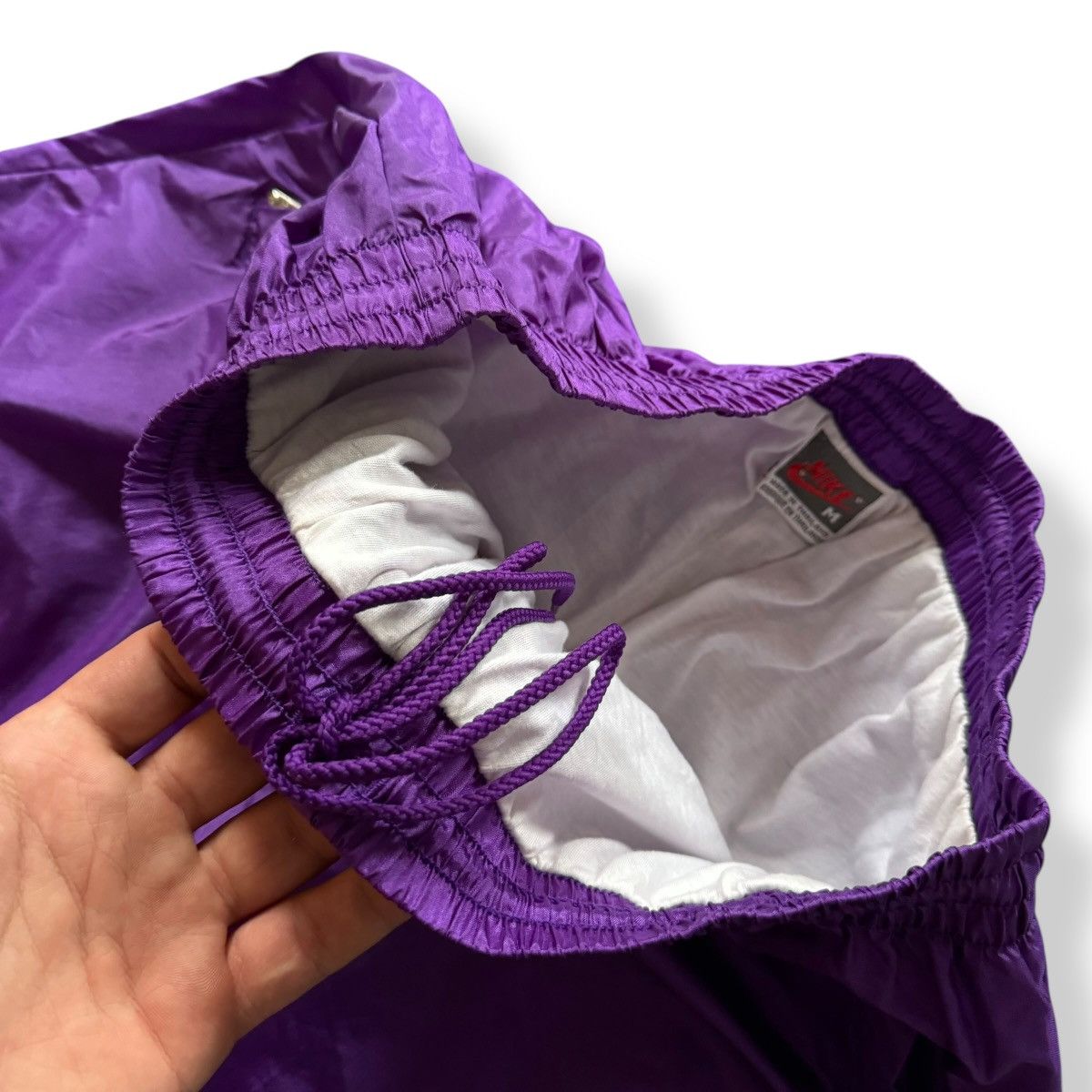 Nike Nike Track Purple Pants Nylon Streetwear Joggers Y2K Size US 32 / EU 48 - 7 Thumbnail