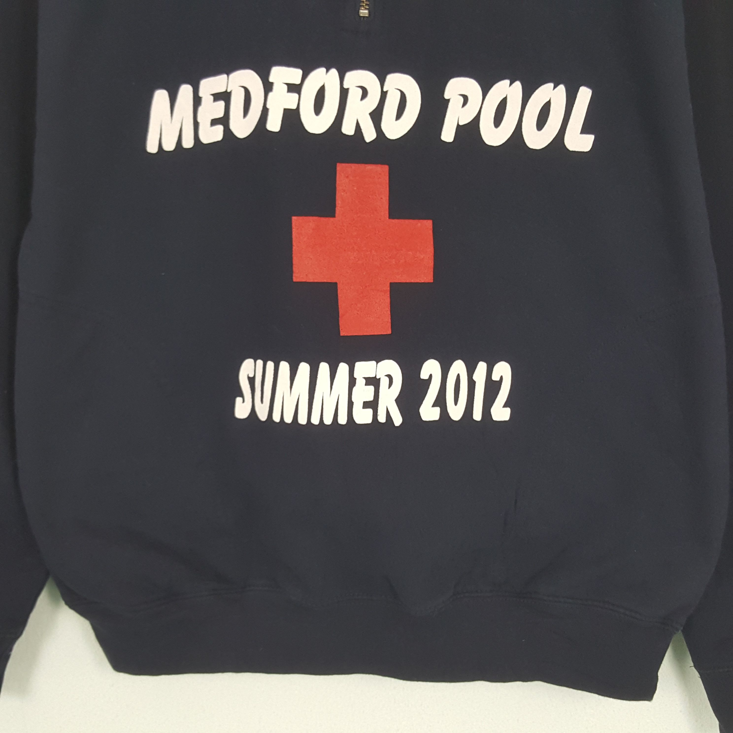 Vintage Vintage Medford Pool + Summer 2012 Sweatshirt Size US M / EU 48-50 / 2 - 2 Thumbnail