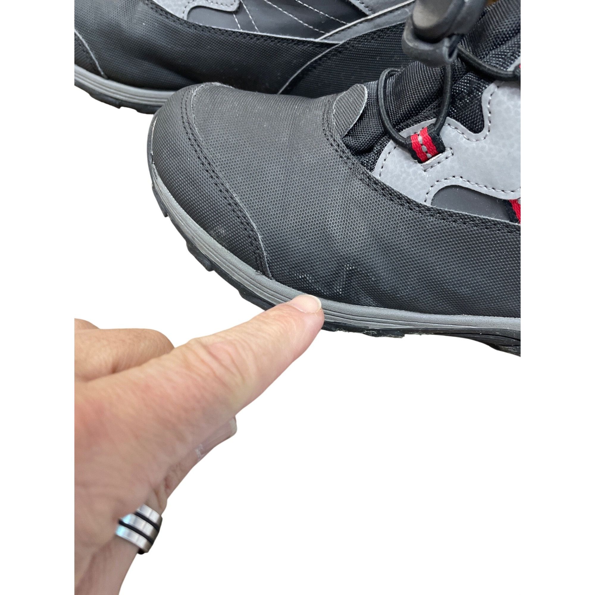 Merrell Merrell womans black gray waterproof lined ankle boots sz 5M Size US 5 / IT 35 - 6 Thumbnail