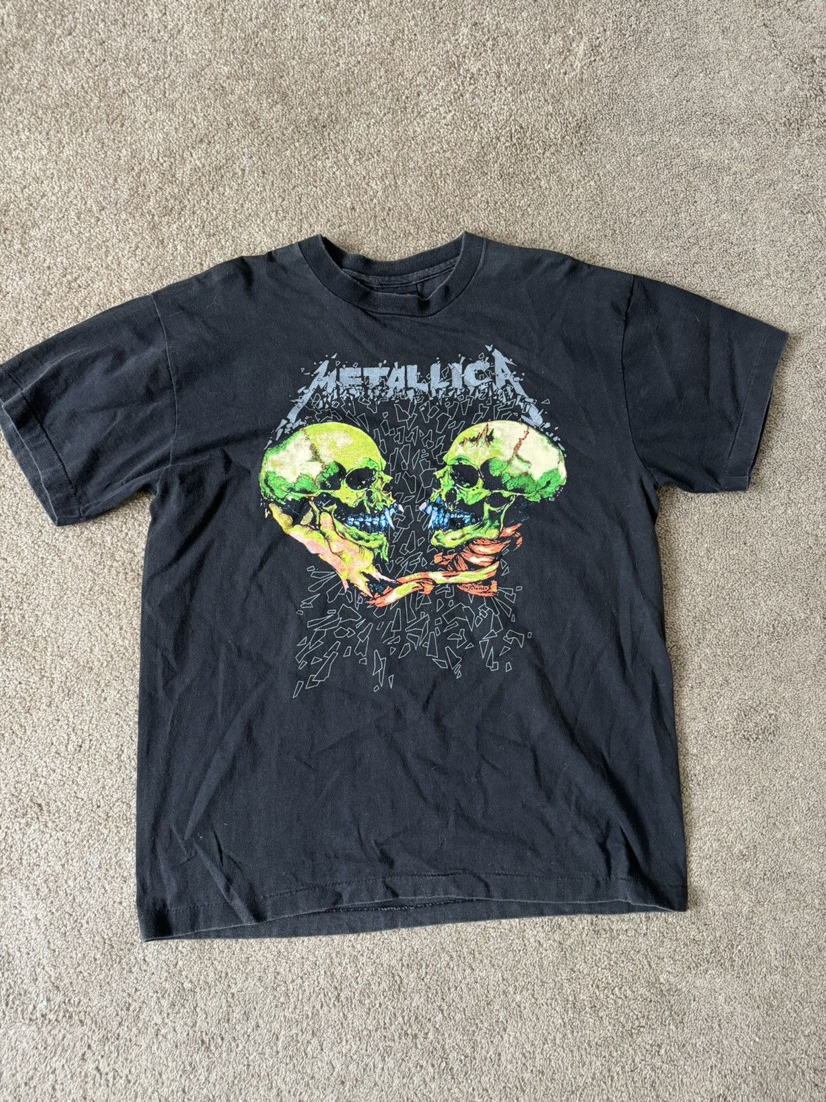 Metallica Vintage Metallica Pushead Sad But True T-Shirt Large