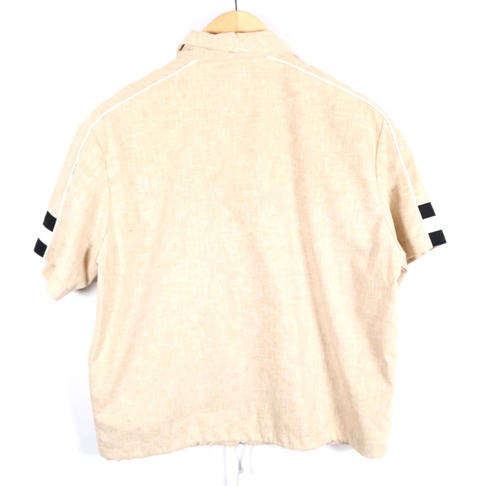 JCPenney VTG J. C. Penney Zip Shirt Mens Large Beige 70s Style California Styled in California Pullover? No, it's a zip-up button-front shirt. Size US L / EU 52-54 / 3 - 2 Thumbnail