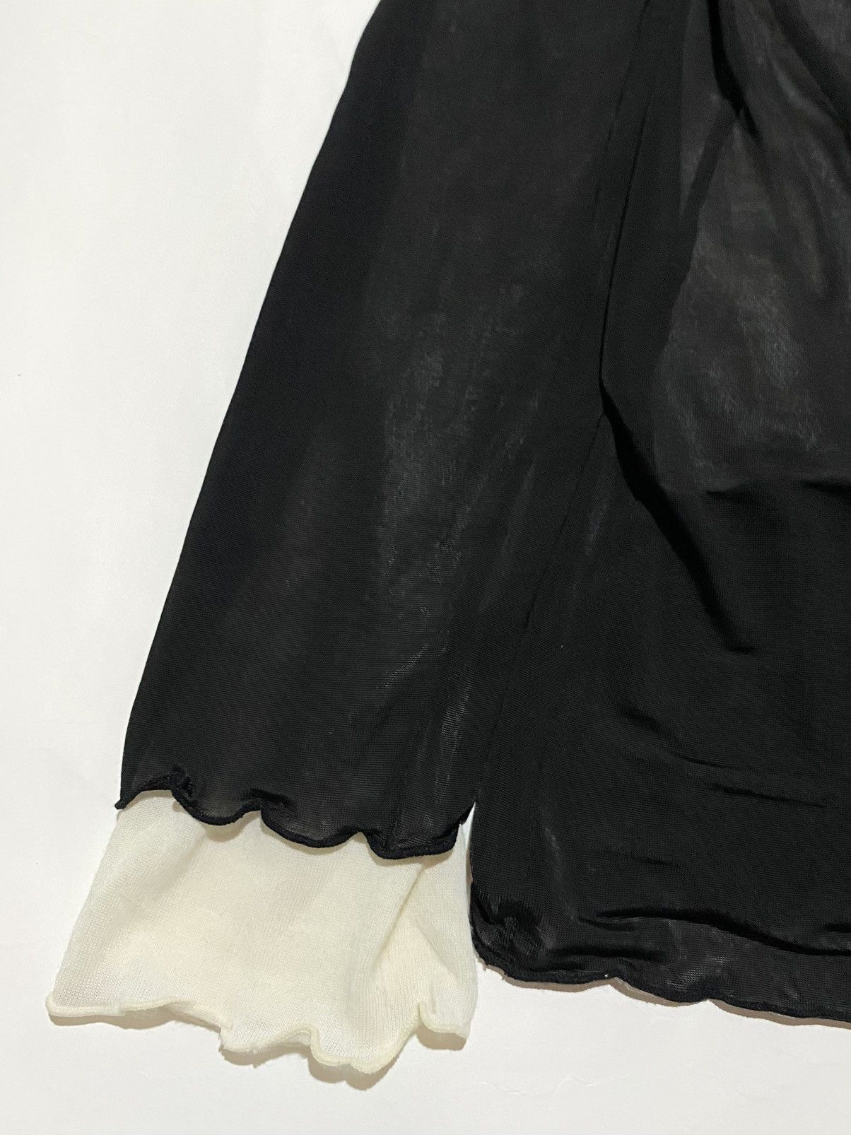Yohji Yamamoto YOHJI YAMAMOTO I WISH Y’S BIS DOUBLE LAYERED CARDIGAN Size ONE SIZE - 2 Thumbnail