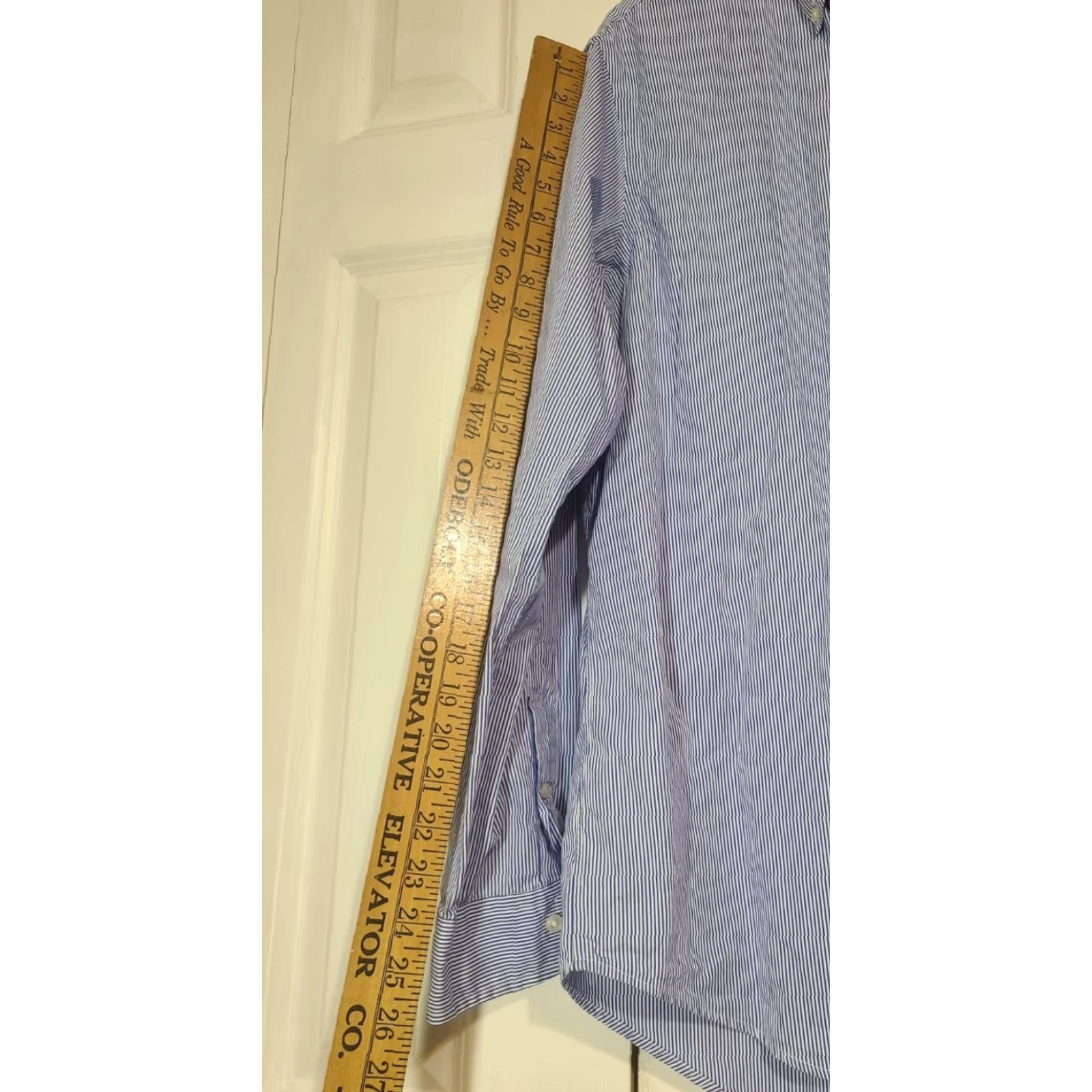 Ralph Lauren Ralph Lauren Blue Stripe Button-Down Long Sleeve Shirt Large Cotton Shirt Mens Regular L Blue Stripe Button-Up Collared Casual Vintage: No Size US L / EU 52-54 / 3 - 7 Thumbnail