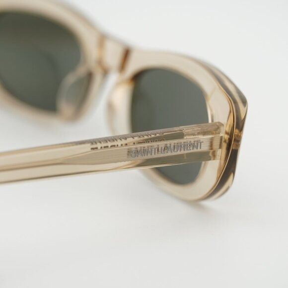 Saint Laurent SL557 SHADE 004 Sunglasses Transparent Nude is  display picture 3
