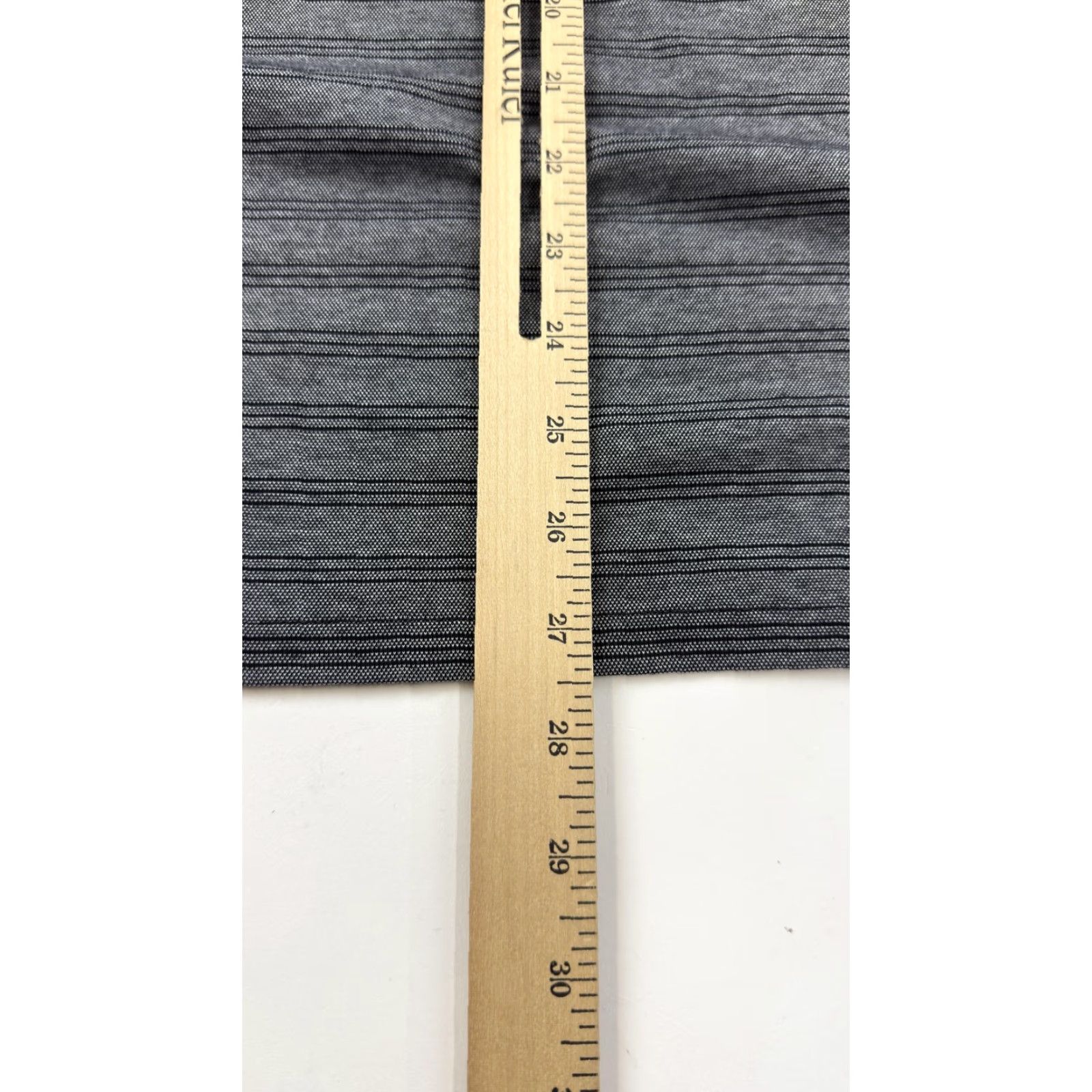 Vintage Broletto Polo Shirt Men Large Gray Striped Cotton Casual Long Sleeve Button Necktop Size US L / EU 52-54 / 3 - 6 Thumbnail