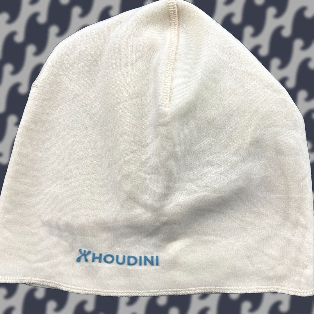 Houdini VINTAGE HOUDINI Beanie Hat Size M Polartec Creamy White Lightweight Thermal Insulated Size ONE SIZE - 1 Thumbnail