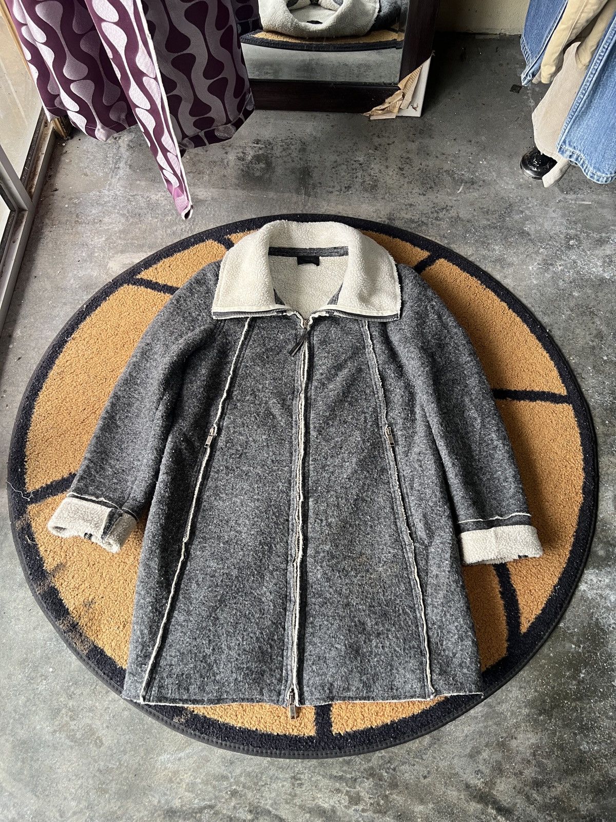 Diesel 🔥Vintage Diesel Deep Pile Sherpa Zipper Jacket Size S / US 4 / IT 40 - 1 Thumbnail