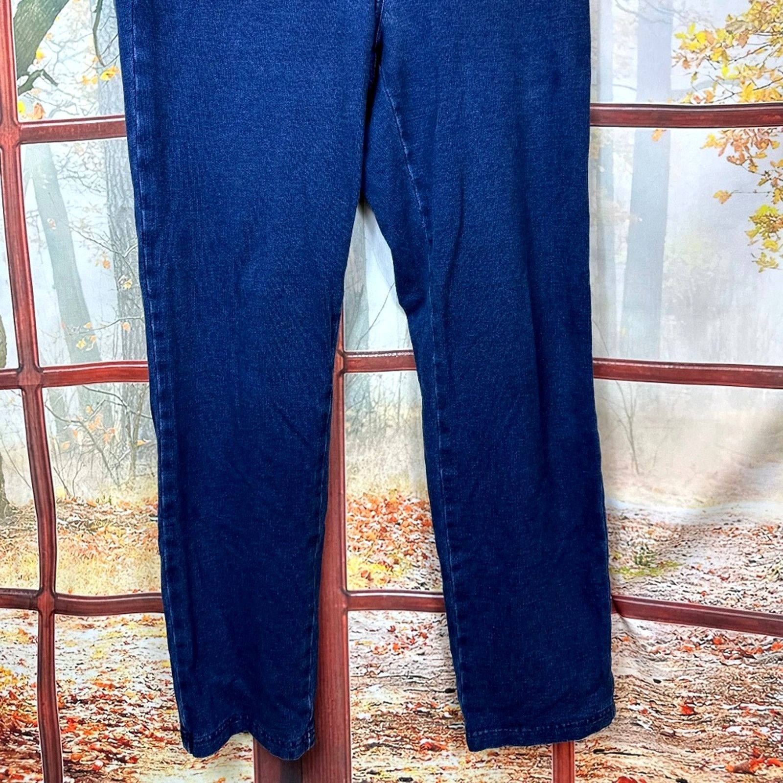 Other Style & Co High Rise Jeggings Med Blue size 10 Size 32" / US 10 / IT 46 - 6 Thumbnail
