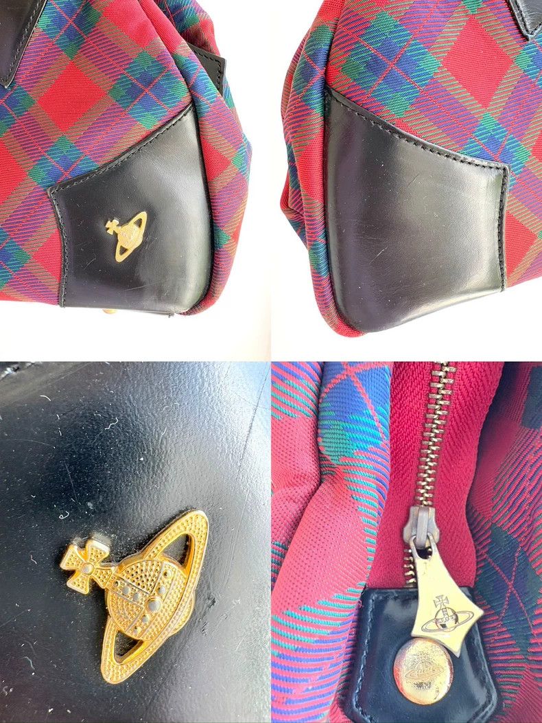 Other Vivienne Westwood size os Red checkered bowling bag handbag Size ONE SIZE - 7 Thumbnail