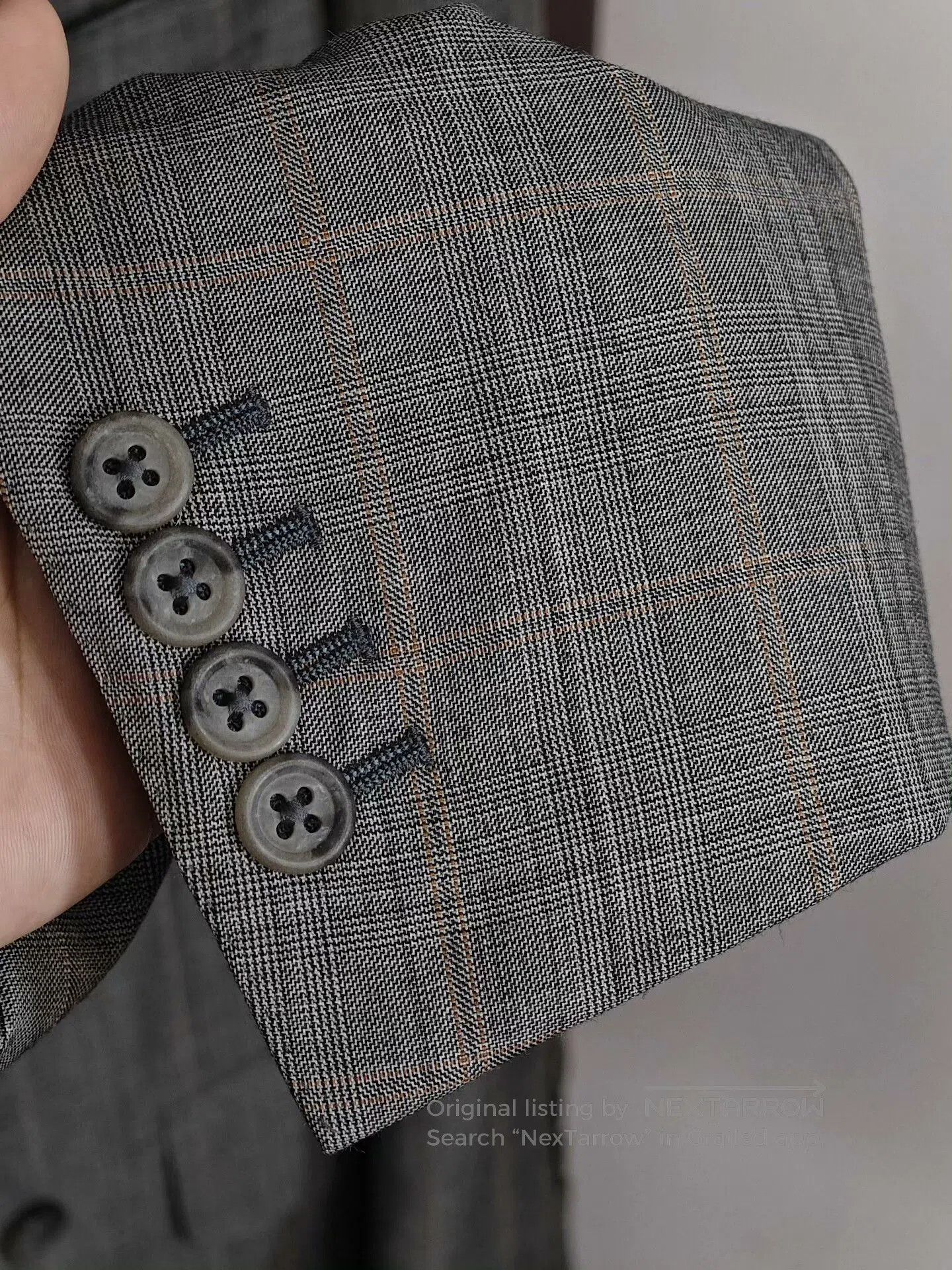 Ermenegildo Zegna Dunhill Italian Wool Blend Suit Jacket. Size US L / EU 52-54 / 3 - 4 Thumbnail