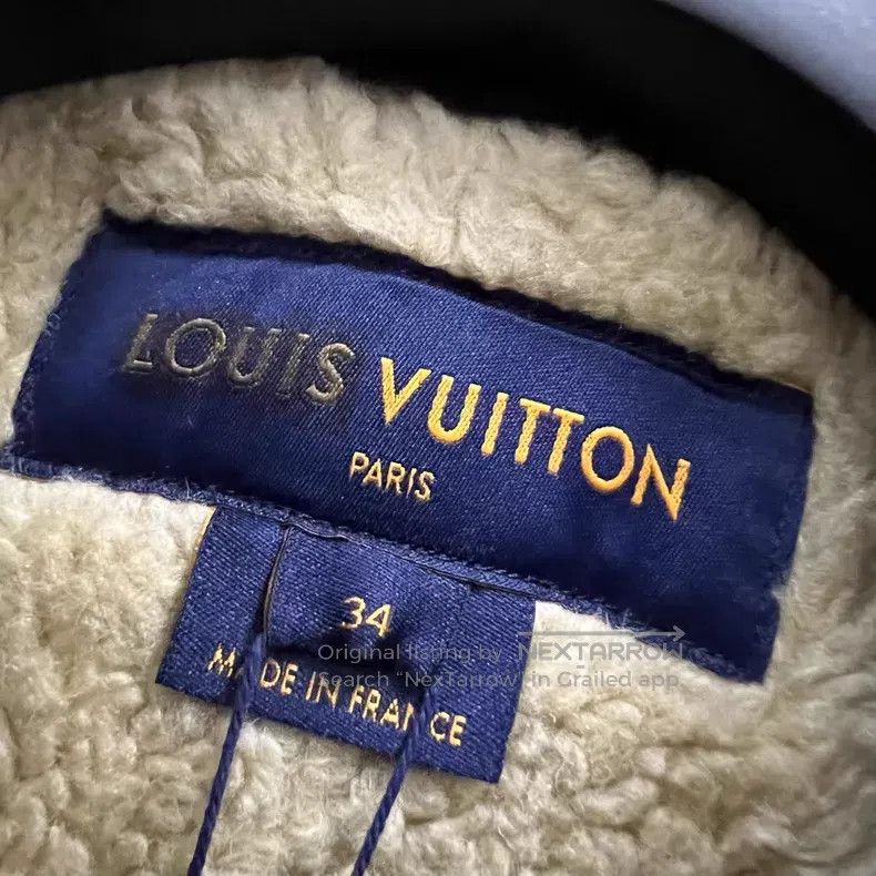 Louis Vuitton Louis Vuitton Navy blue lambswool coat Size XXS / US 00 / IT 34 - 4 Thumbnail