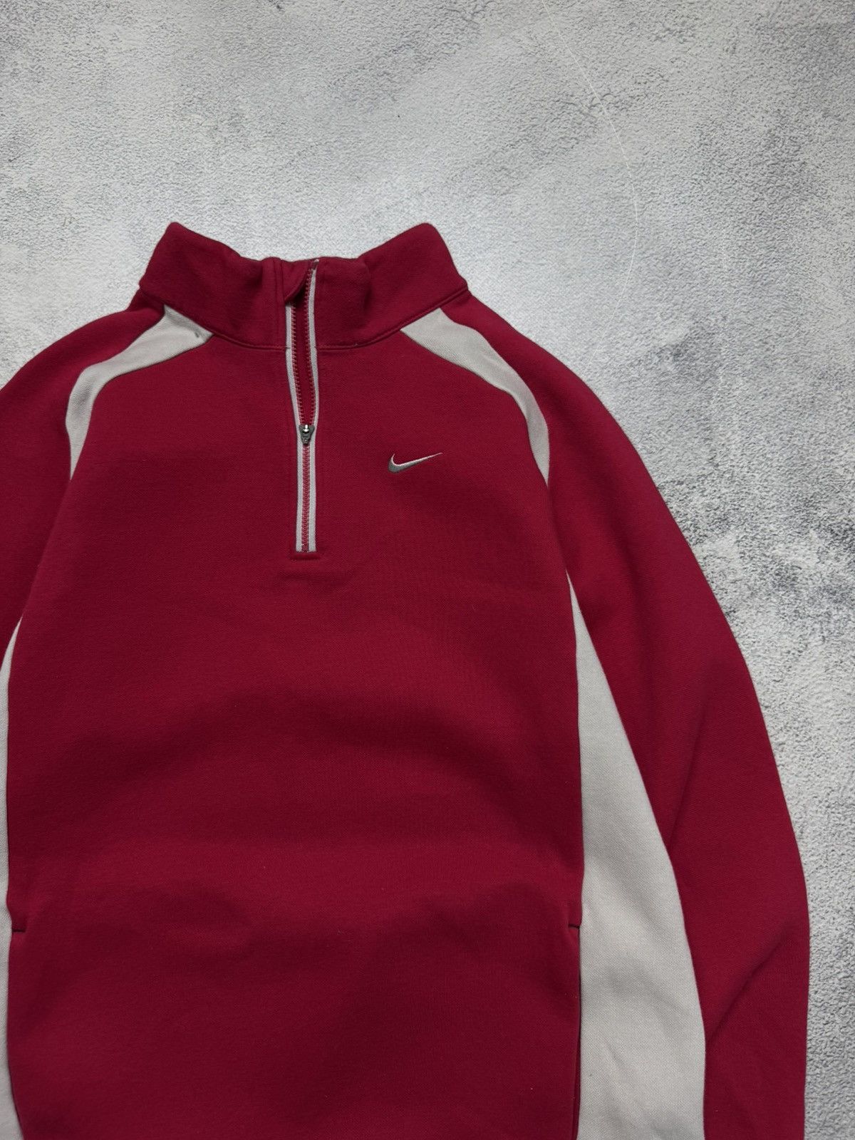 Nike Vintage Y2k Nike Mini Swoosh 1/3 Zip Hoodie 90’s Size US XS / EU 42 / 0 - 5 Thumbnail