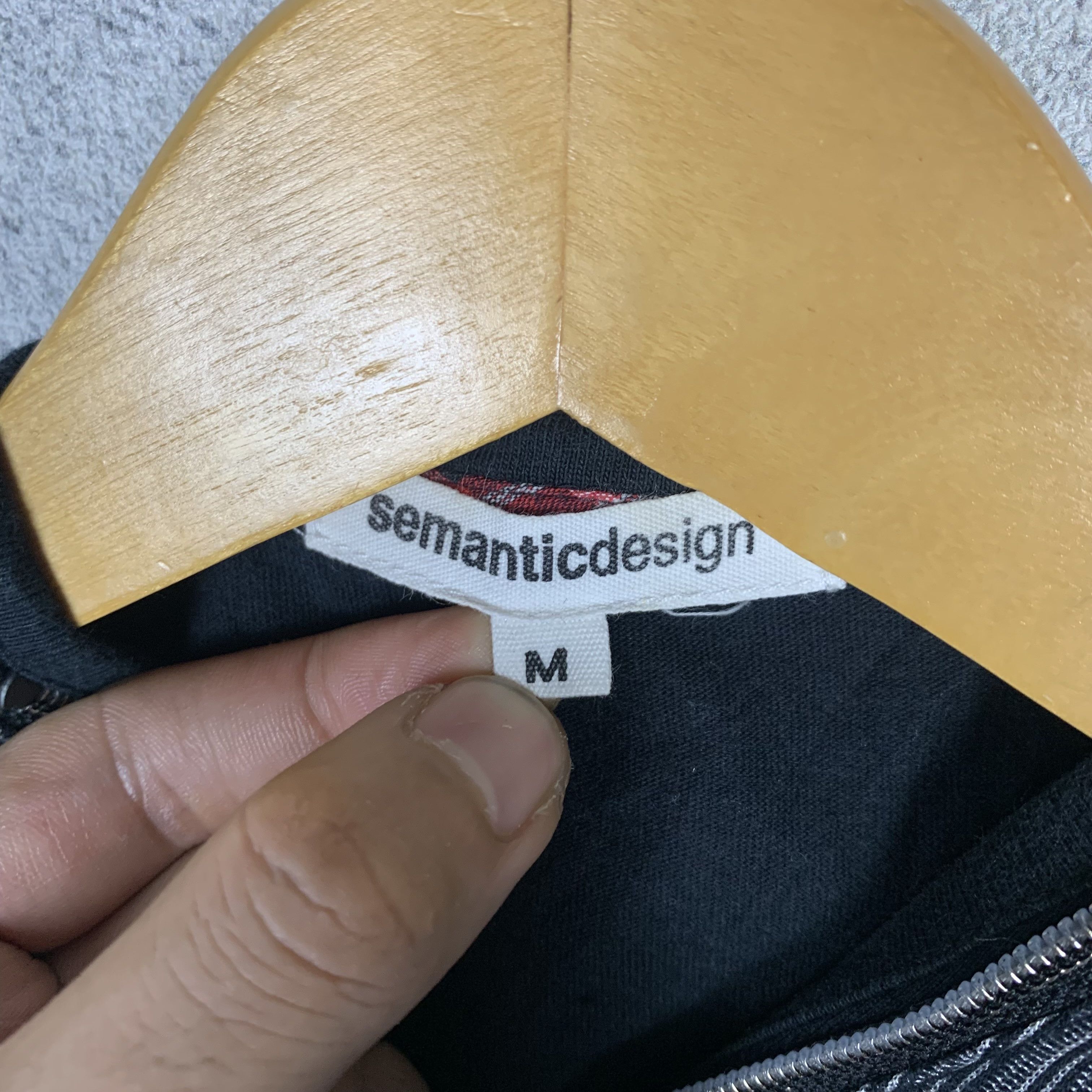 Japanese Brand Semantic Design Y2K Tshirt Japanese Brand Double Collar Zip Size US M / EU 48-50 / 2 - 5 Thumbnail