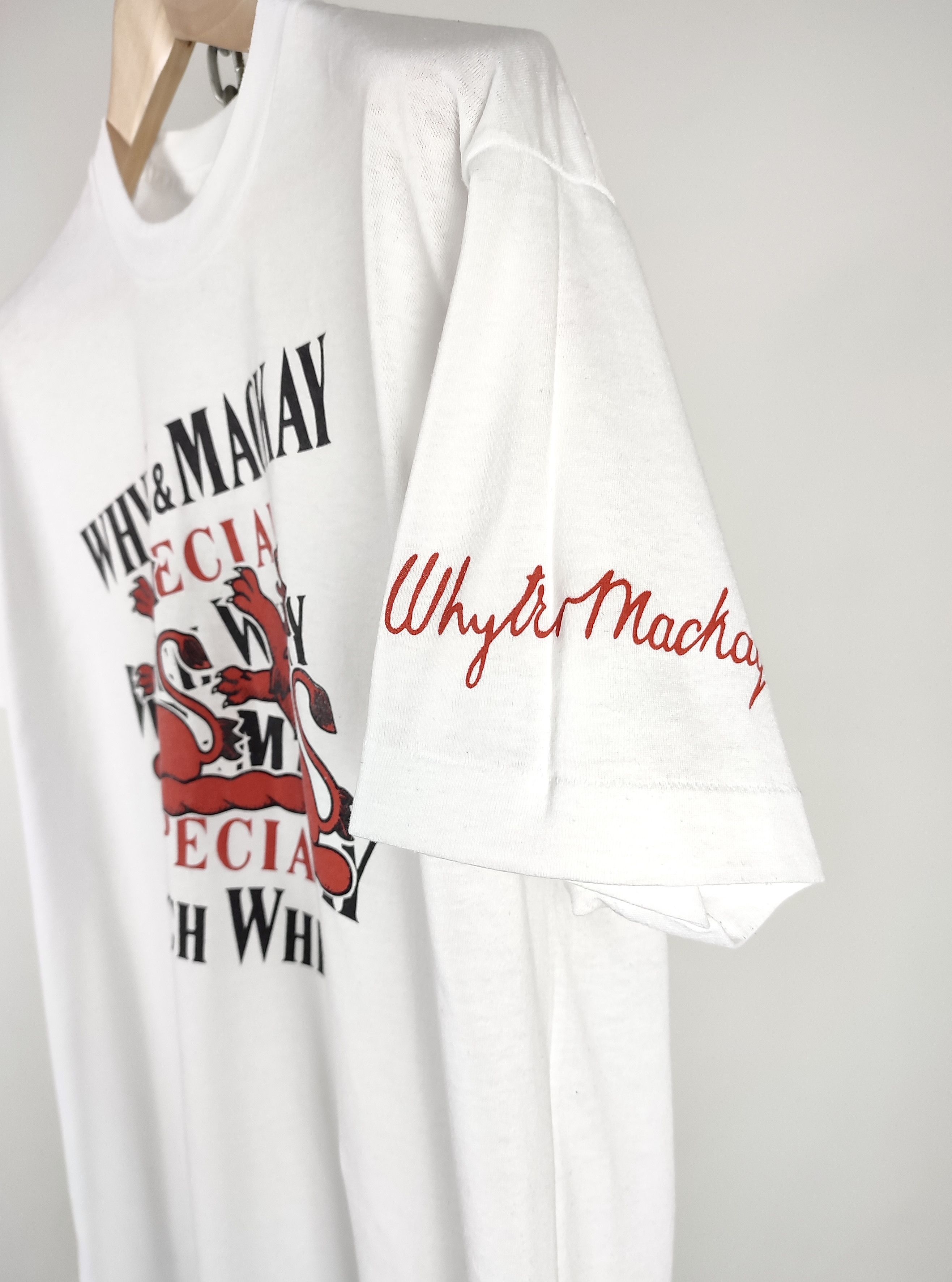 Vintage 80s Vintage Whyte & Mackay Scotch Whisky T-Shirt Tee 90s Size US L / EU 52-54 / 3 - 8 Thumbnail